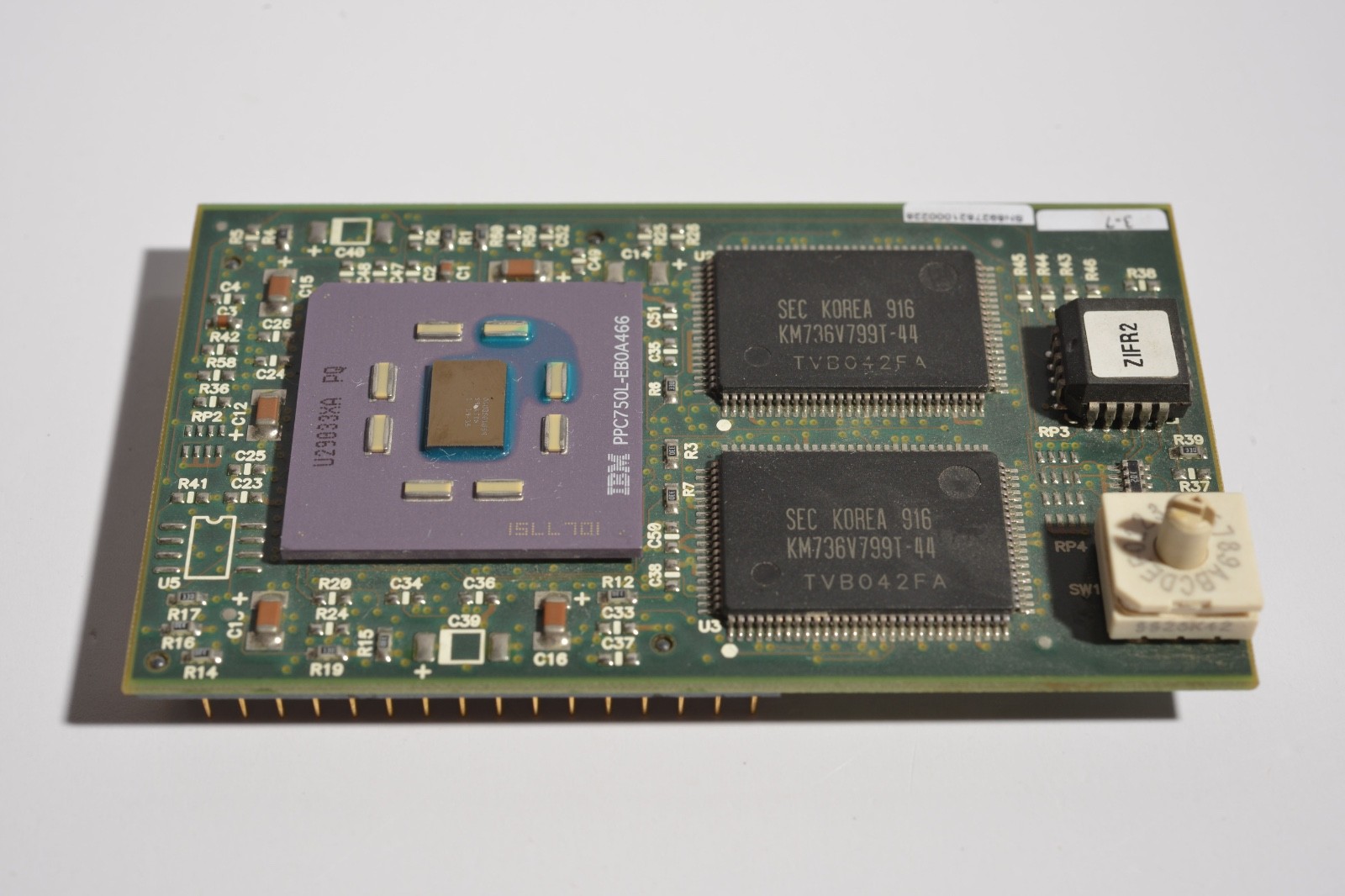 PowerLogix PowerForce G3 ZIF 466/233 Upgrade Card IBM PPC750 Power Mac G3