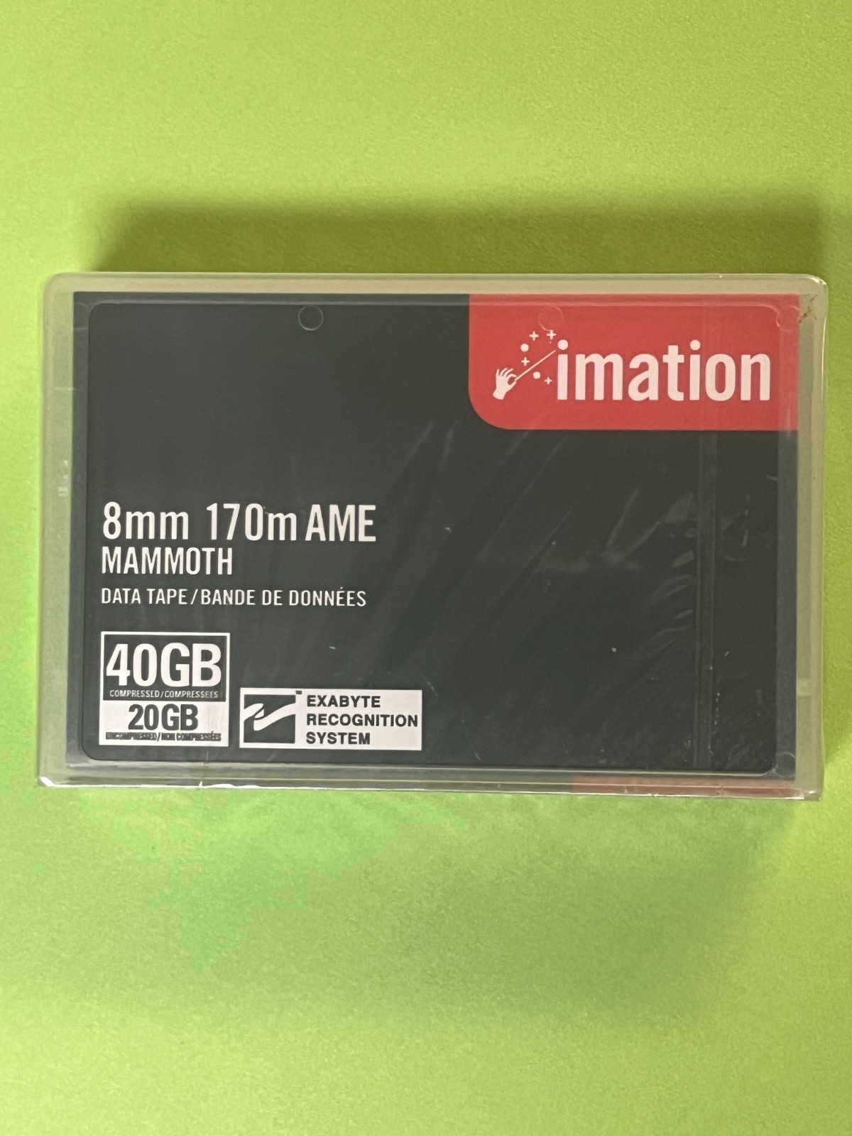 Imation brand 8mm 170m AME Mammoth data tape 20GB/40GB (New)