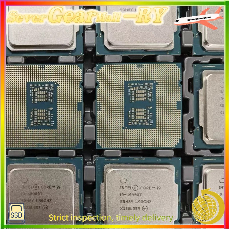 Intel Core i9-10900T 1.9GHz 10-Core 20MB LGA1200 CPU processor SRH8Y 35W