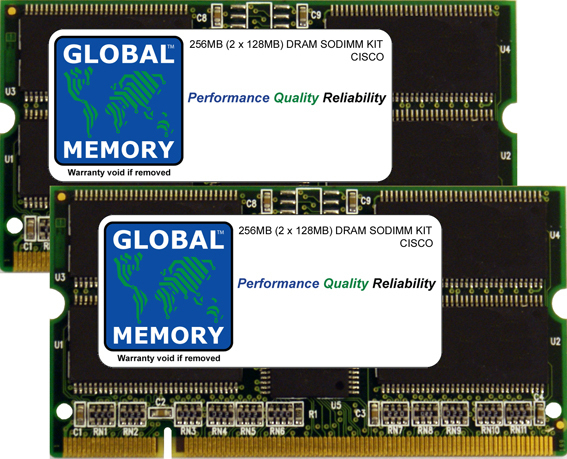256MB 2x128MB DRAM SODIMM KIT CISCO 7301/7304/7200.MEM-NPE-G1-256M,MEM-7301-256M