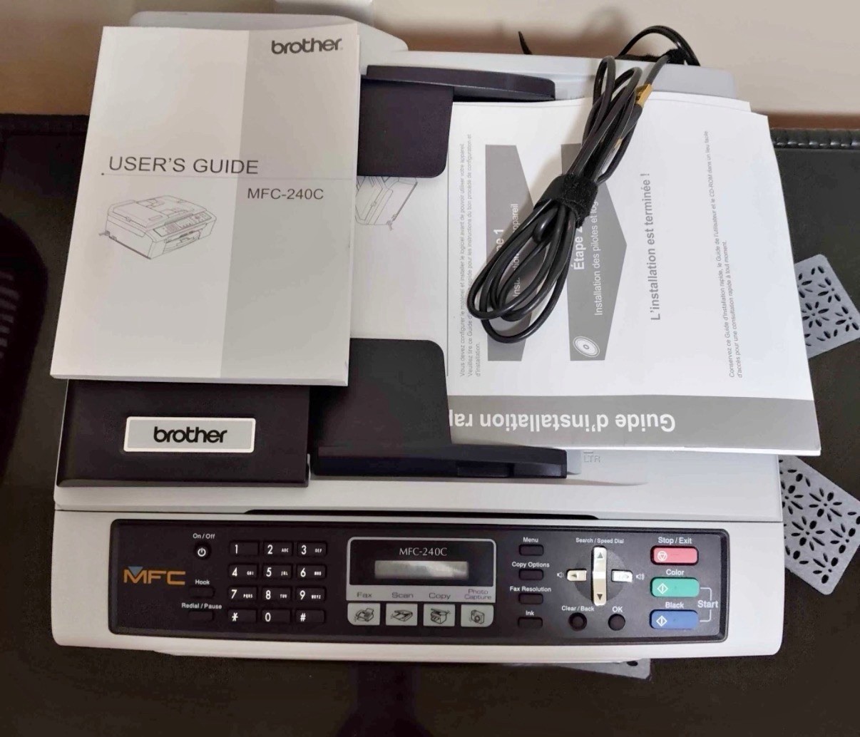 Brother MFC-240C All-In-One Inkjet Printer Copy Scan Fax Fully Tested