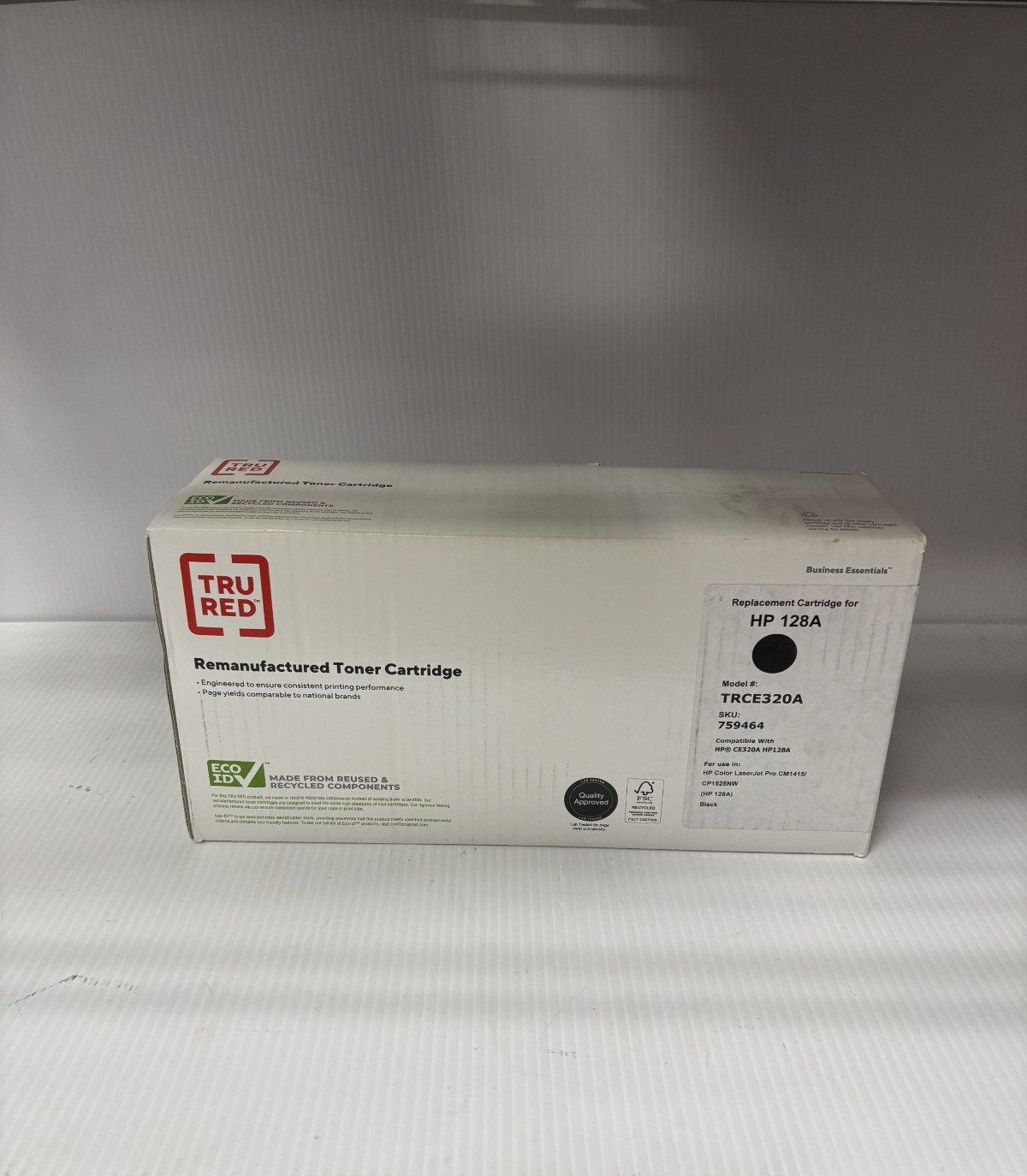 Black  Toner Cartridge Replacement for hp color laserjet pro cm1415 (hp128a)