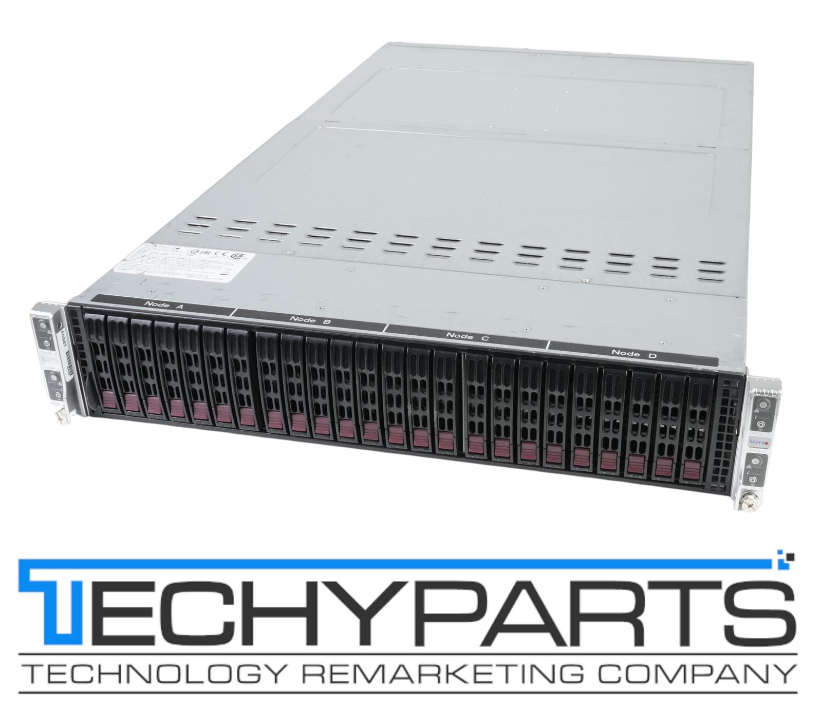 SuperMicro SYS-2028TP-HTR-SIOM 4-Node X10DRT-PS 2U SuperServer Barebone/CTO