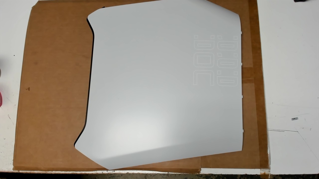 Dell Alienware Aurora R15 White Right Side Cover Cover Panel