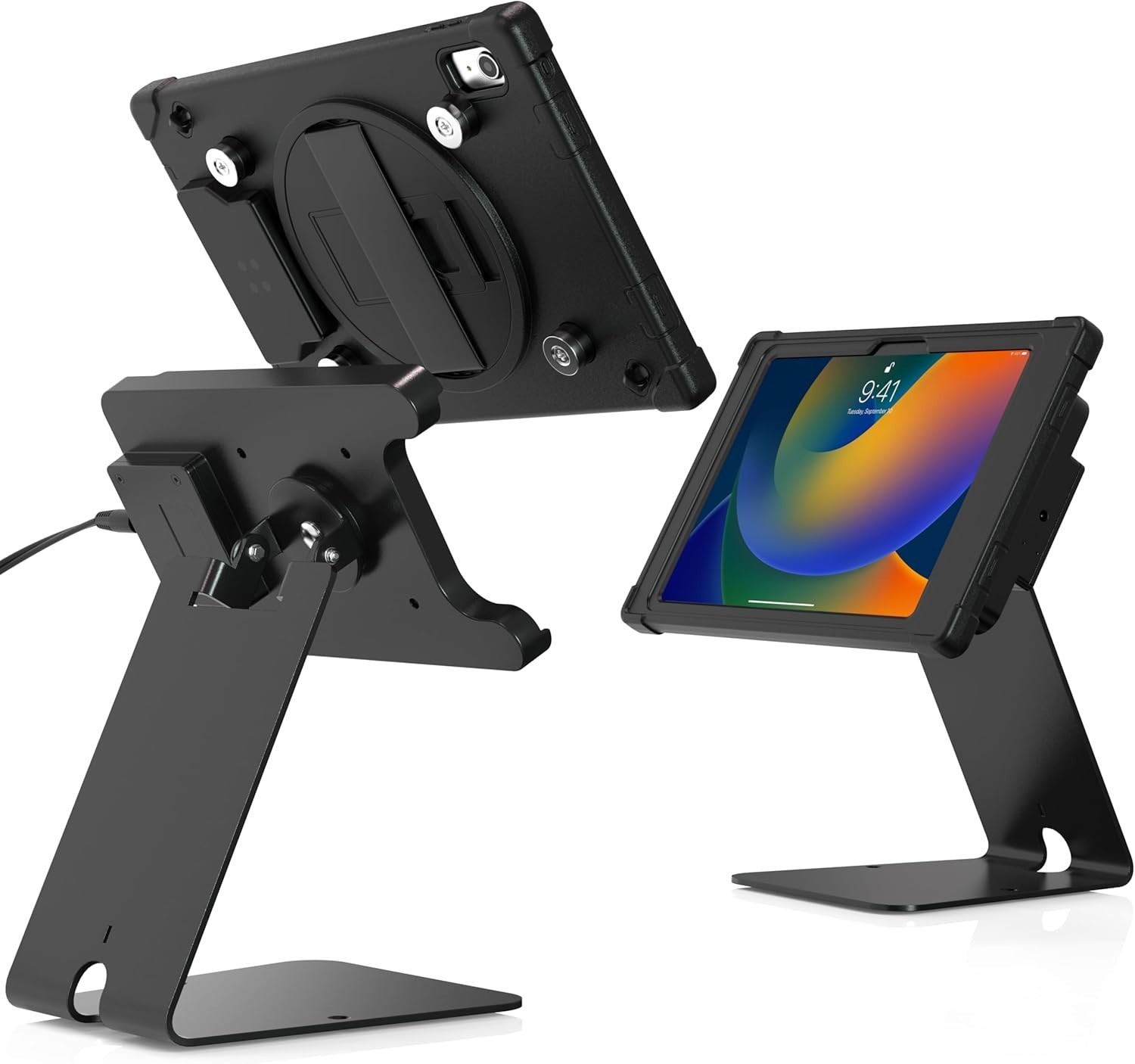 Wireless Security Kiosk VESA Quick Release Security Kiosk with Wireless Induc...