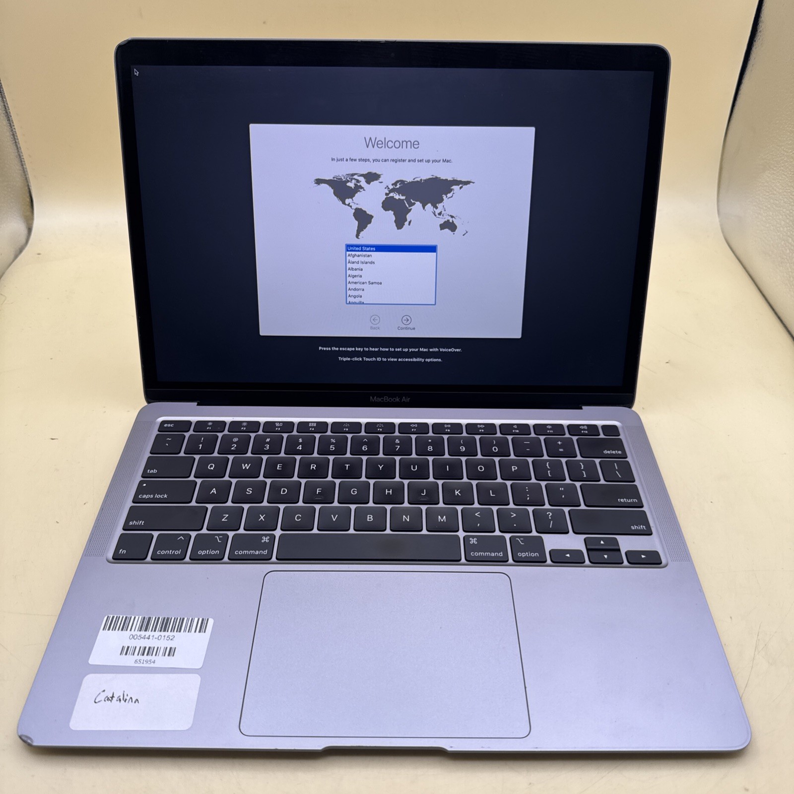 Apple MacBook Air 13" 2020 A2179 i3-1000NG4 1.1GHz 128GB SSD 8GB