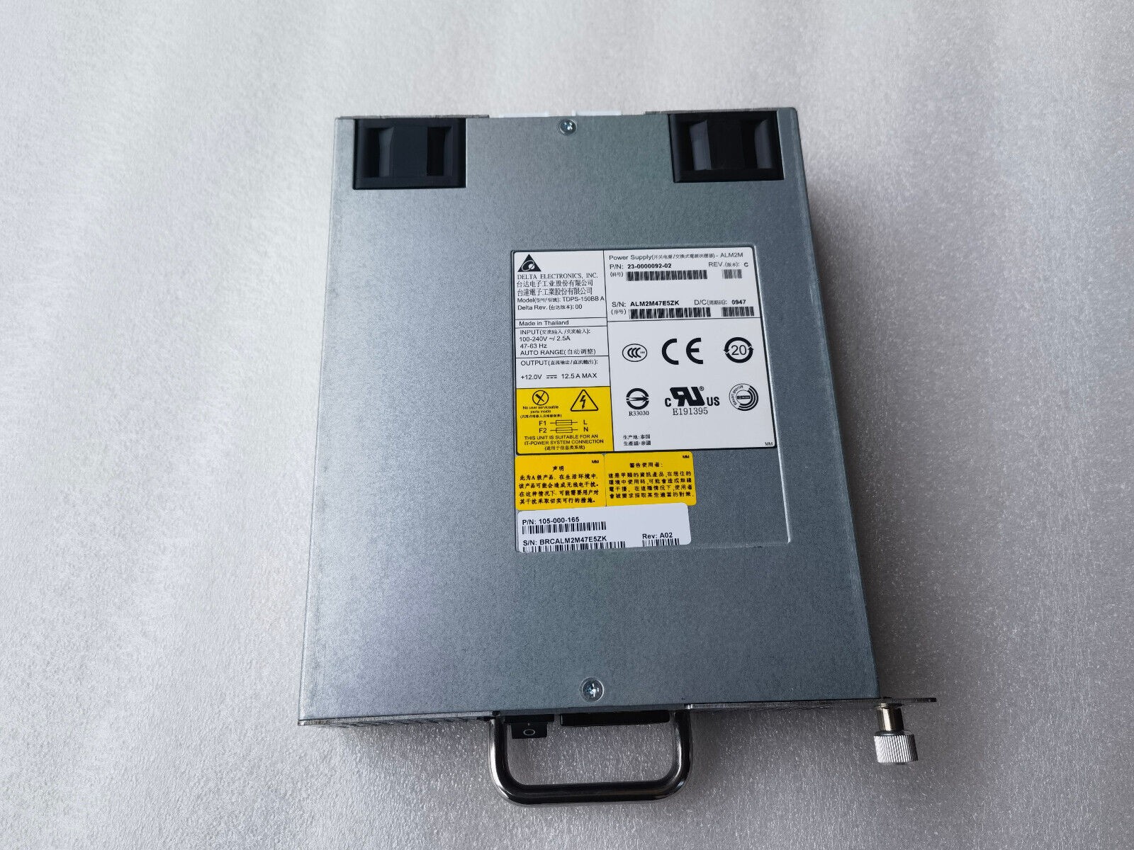 1pcs DELTA TDPS-150BB A 23-0000092-02 105-000-165 power supply