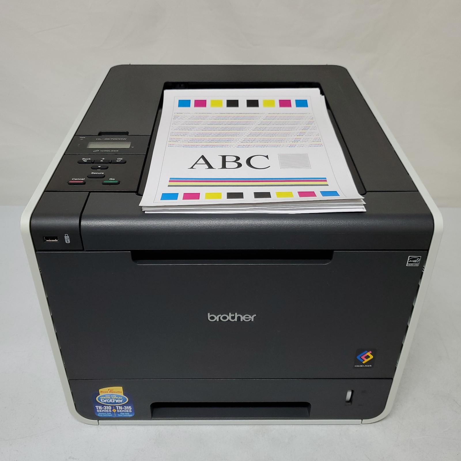 Brother HL-4570CDW Color Laser Printer 16K Page Count SEE INFO W/Toner Wi-Fi