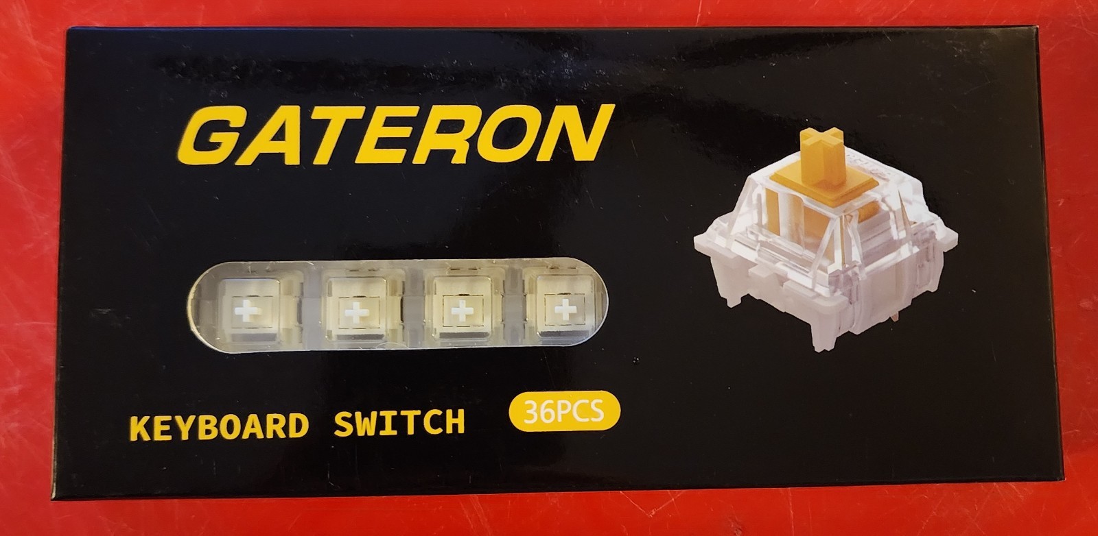 Gateron Smoothie Keyboard Switches5-Pin Linear Creamy Switches pre lubed40gf ...