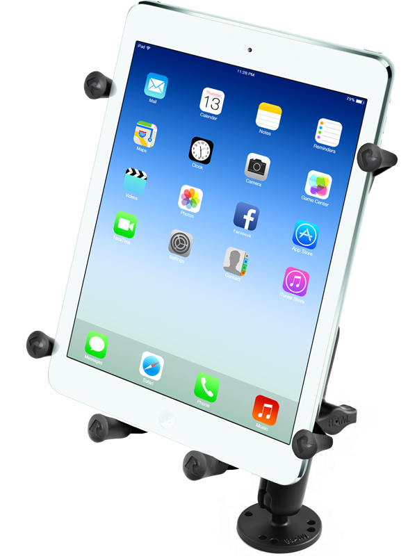 RAM X-Grip Flat Surface/Drill Down Mount for Microsoft Surface, Others