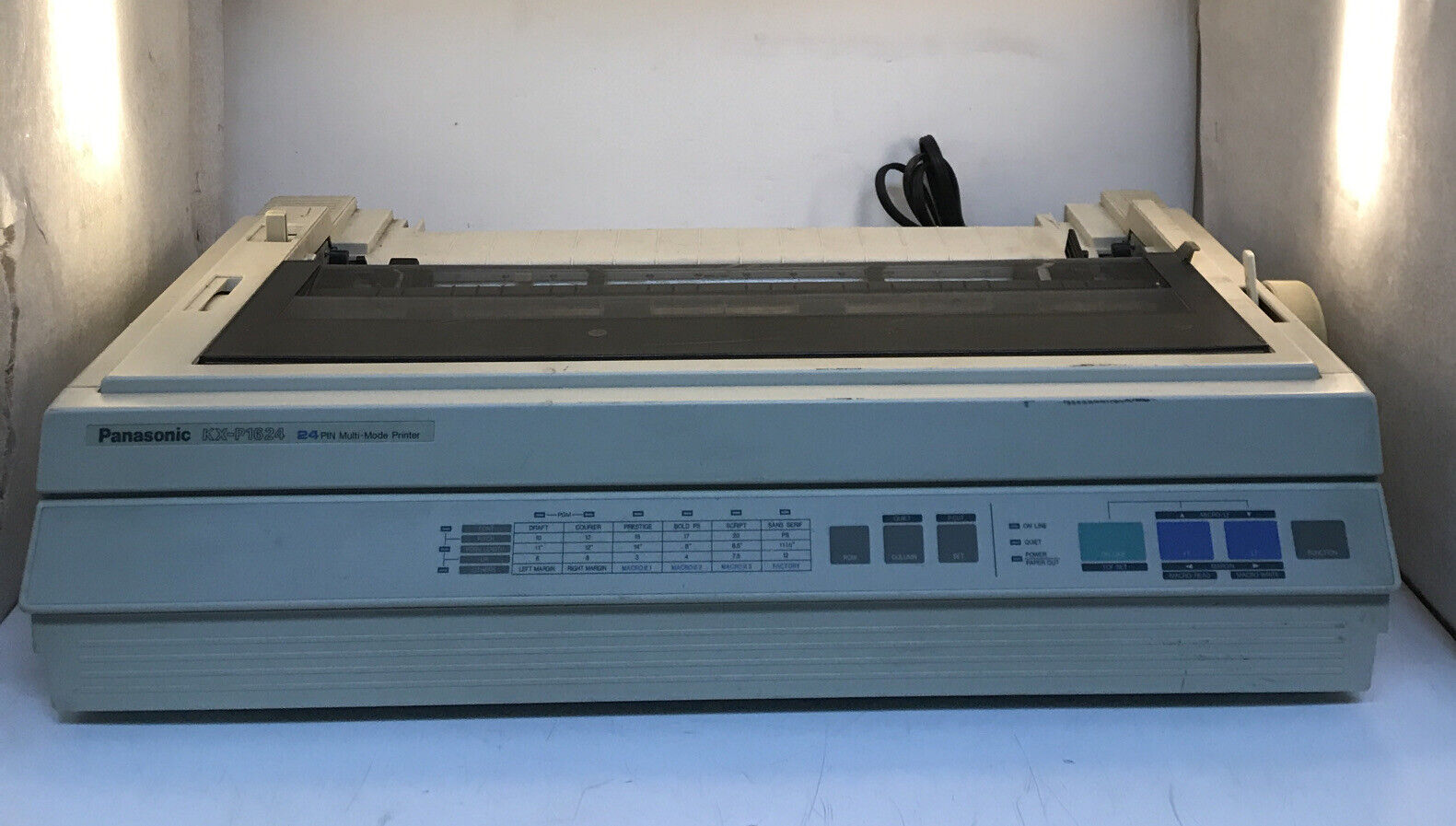 Vintage Panasonic KX-P1624 24 PIN Multi Mode Printer Powers On