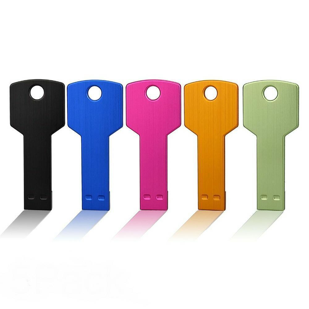 10Pack USB Flash Drive Metal Key Memory Stick Flash Pen Drive Thumb Drive U Disk