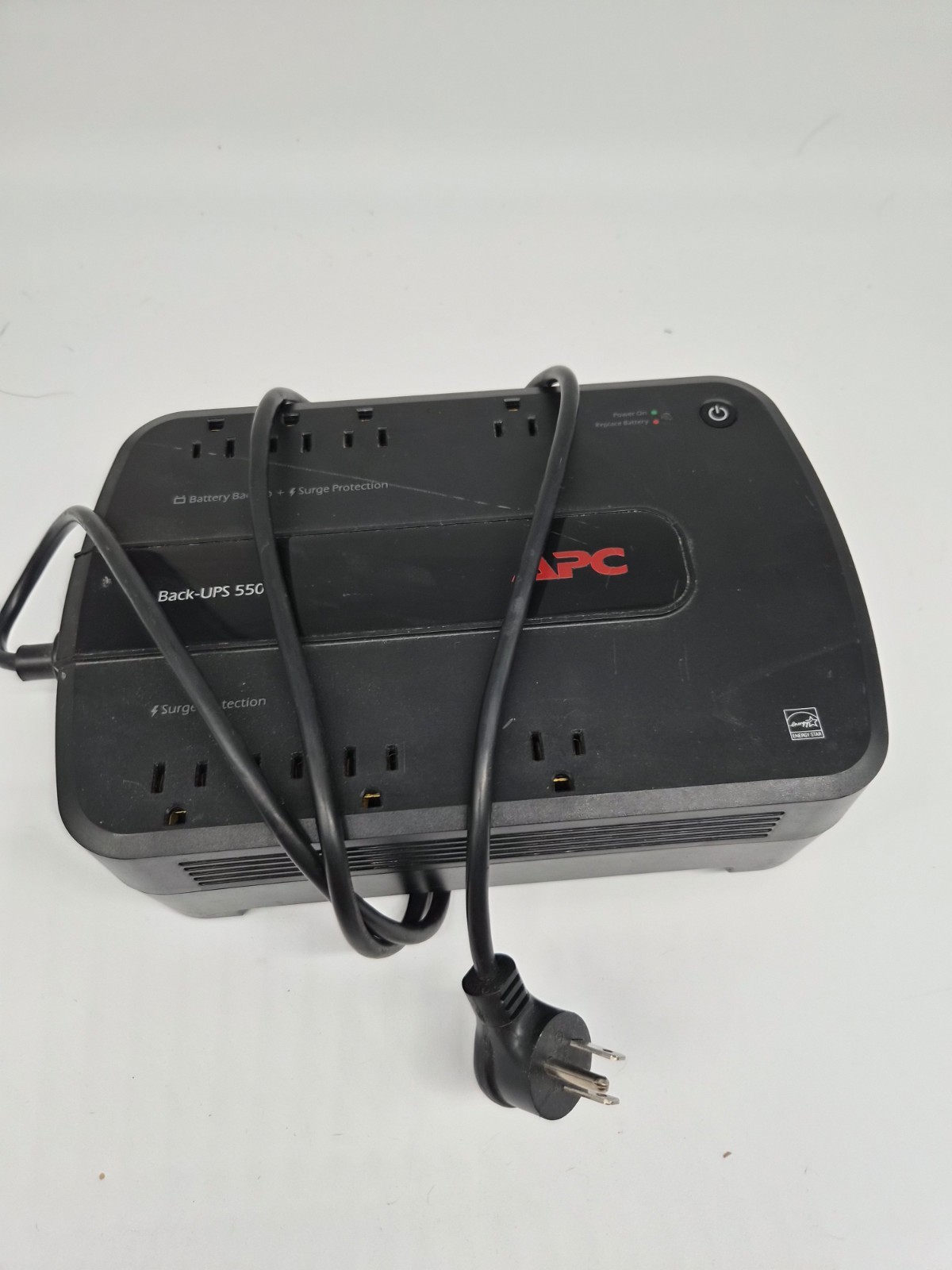 APC BE550G Back-UPS 550 Battery Backup 8 Outlets Surge Protector No Battery Incl