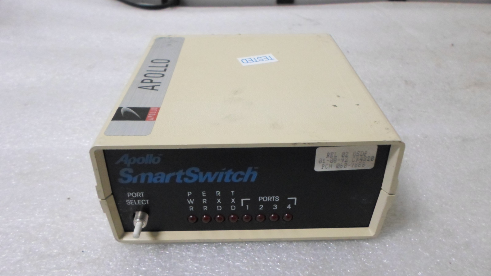 Apollo 060-7888 SmartSwitch RS-232 Serial 4-Port Switch NO AC ADAPTER