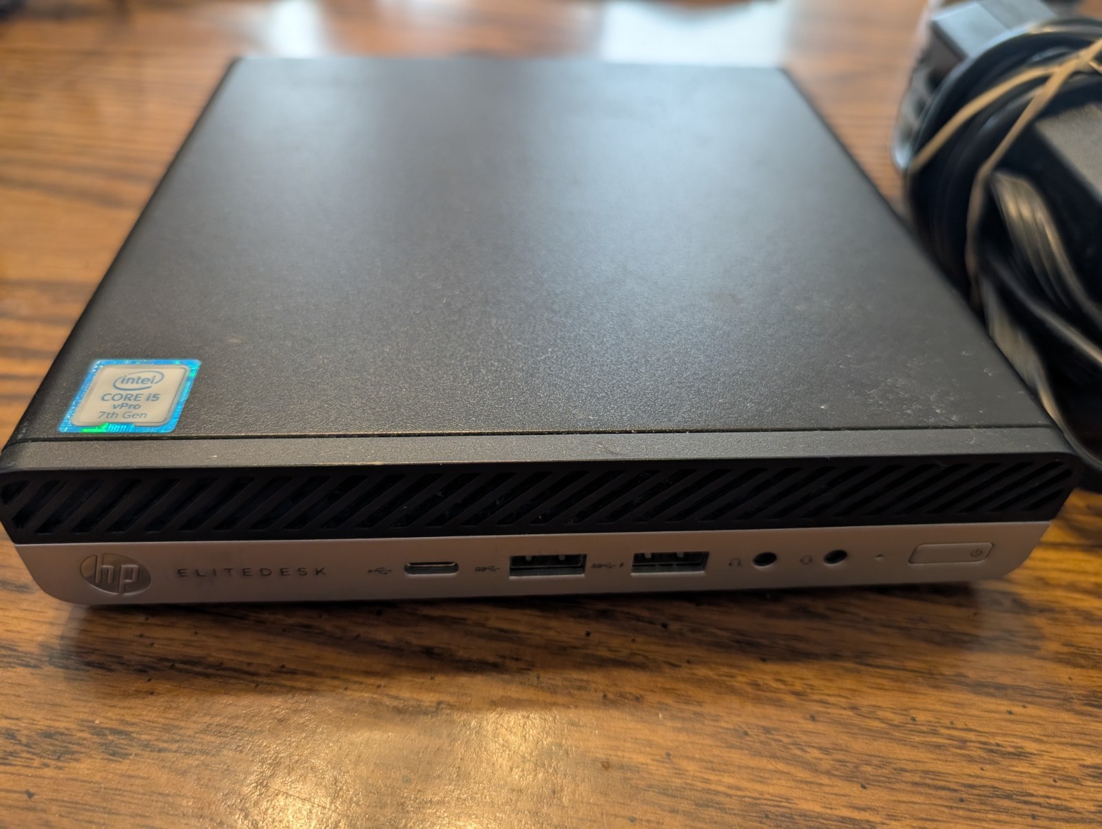 HP ELITEDESK 800 G3 DM 35W i5- 7500T@ 2.70GHz 8GB RAM With Genuine HP AC