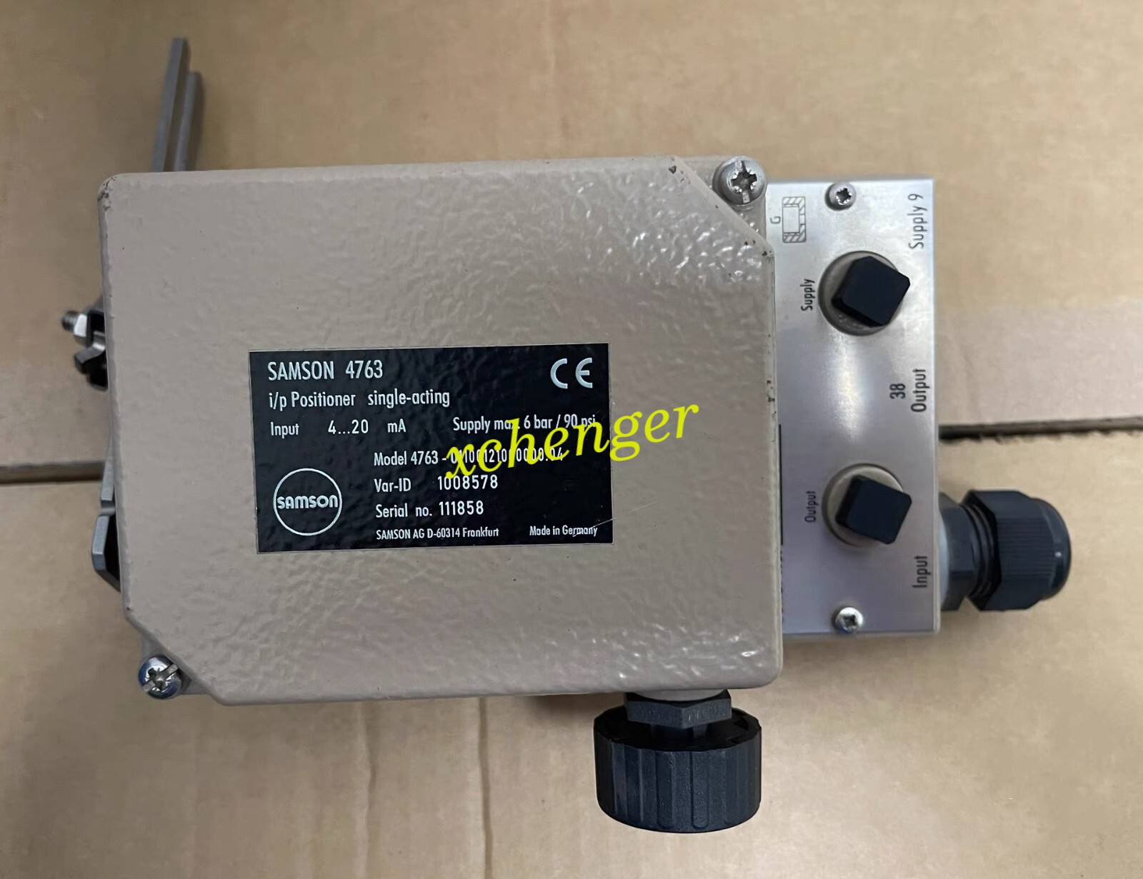 1PC  SAMSON  Valve positioner  4763-01100121000000.04 new via FedEx or DHL