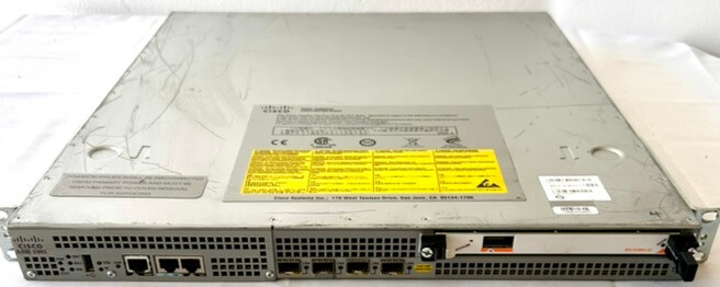 Cisco ASR1001 V02 w/ 4 GB Ports w/ SPA-1X10GE-L-V2 1-10 GB Ethernet Port #44