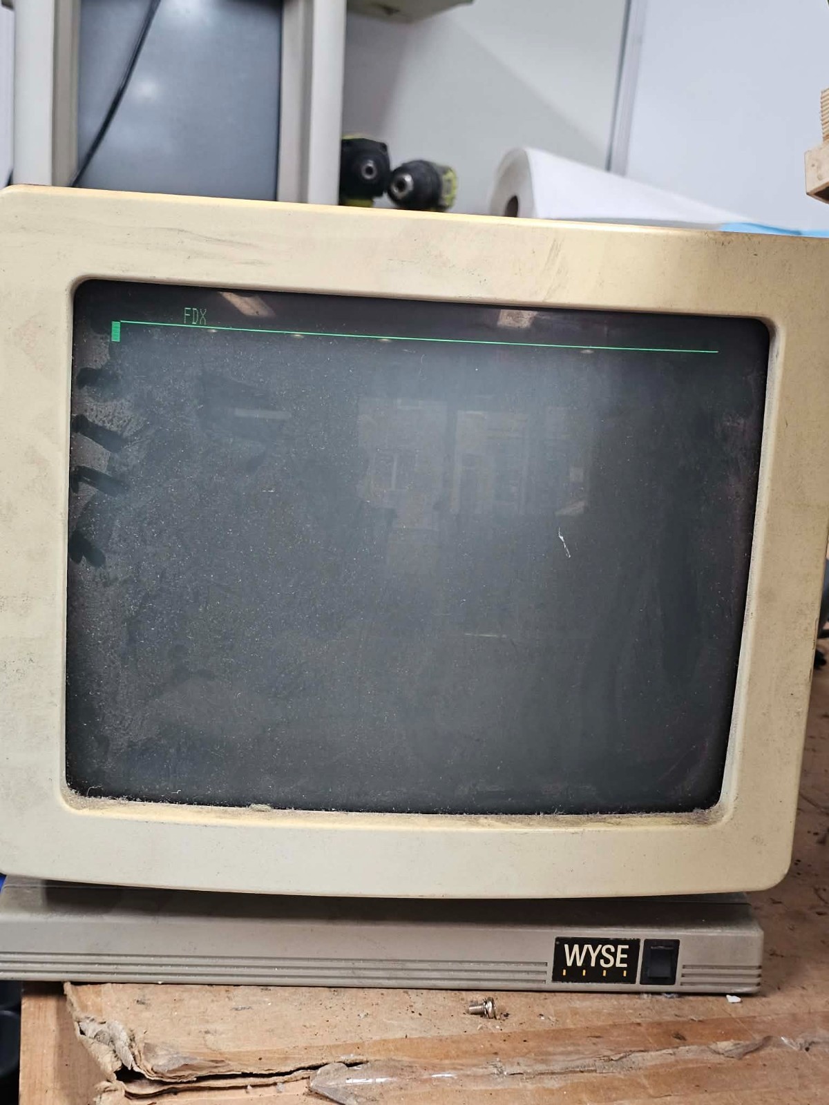Wyse WY-50 00-050-01 Green Phosphor CRT ASCII Terminal Vintage Computer 1983