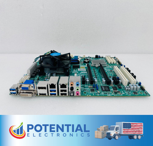 SuperMicro X11SAE-F 1.01 MoBo w/ INTEL i5-6500 SR2L6, VGA, DVI  🚚