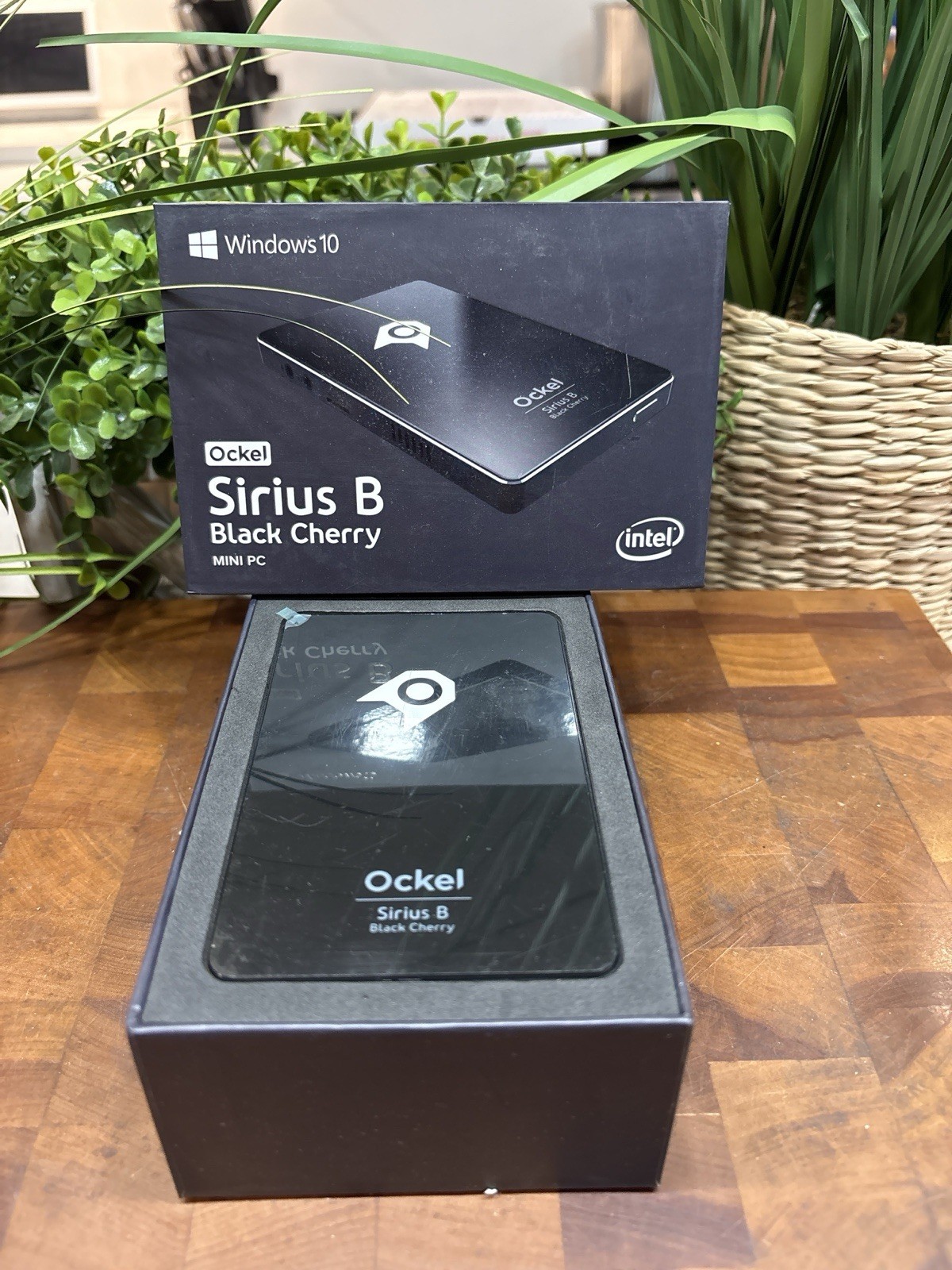 Lite Mini PC 32GB Windows 10 Intel Atom 4GB RAM Ockel Sirius B BLACK Cherry