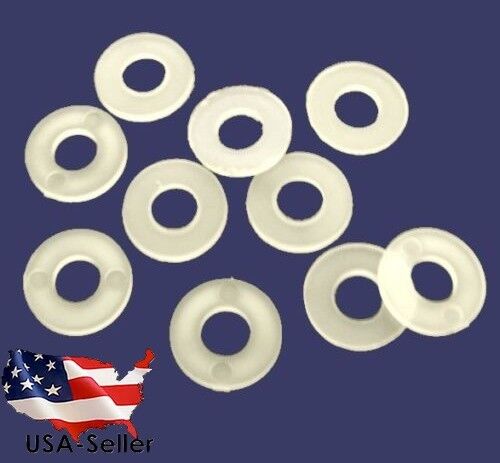 Lot of 200pc #6 Screw Washers Nylon 5/16-inch O.D.