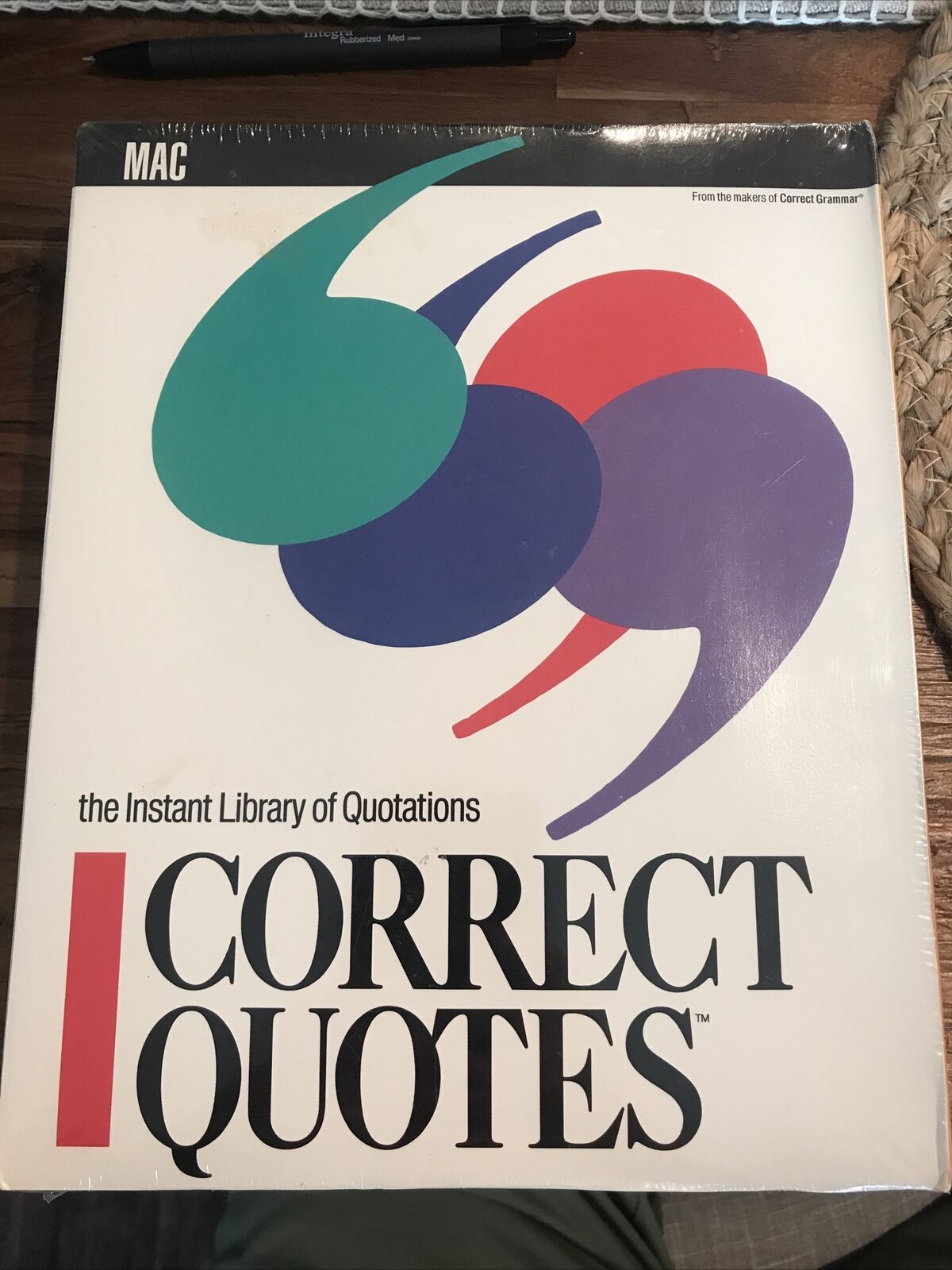 EXTREMELY RARE VINTAGE 1991 CORRECT QUOTES FOR MAC NEW-SEALED