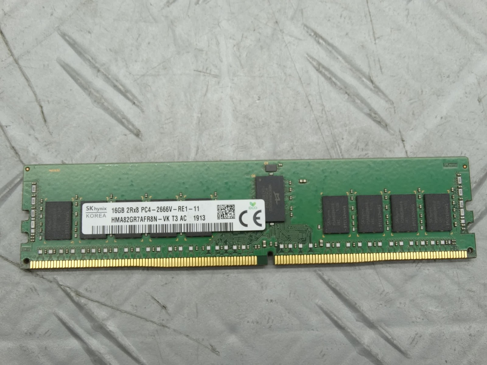SK Hynix 16gb 2rx8 pc4-2666v-re1-11 DDR4 SDRAM ECC Server RAM