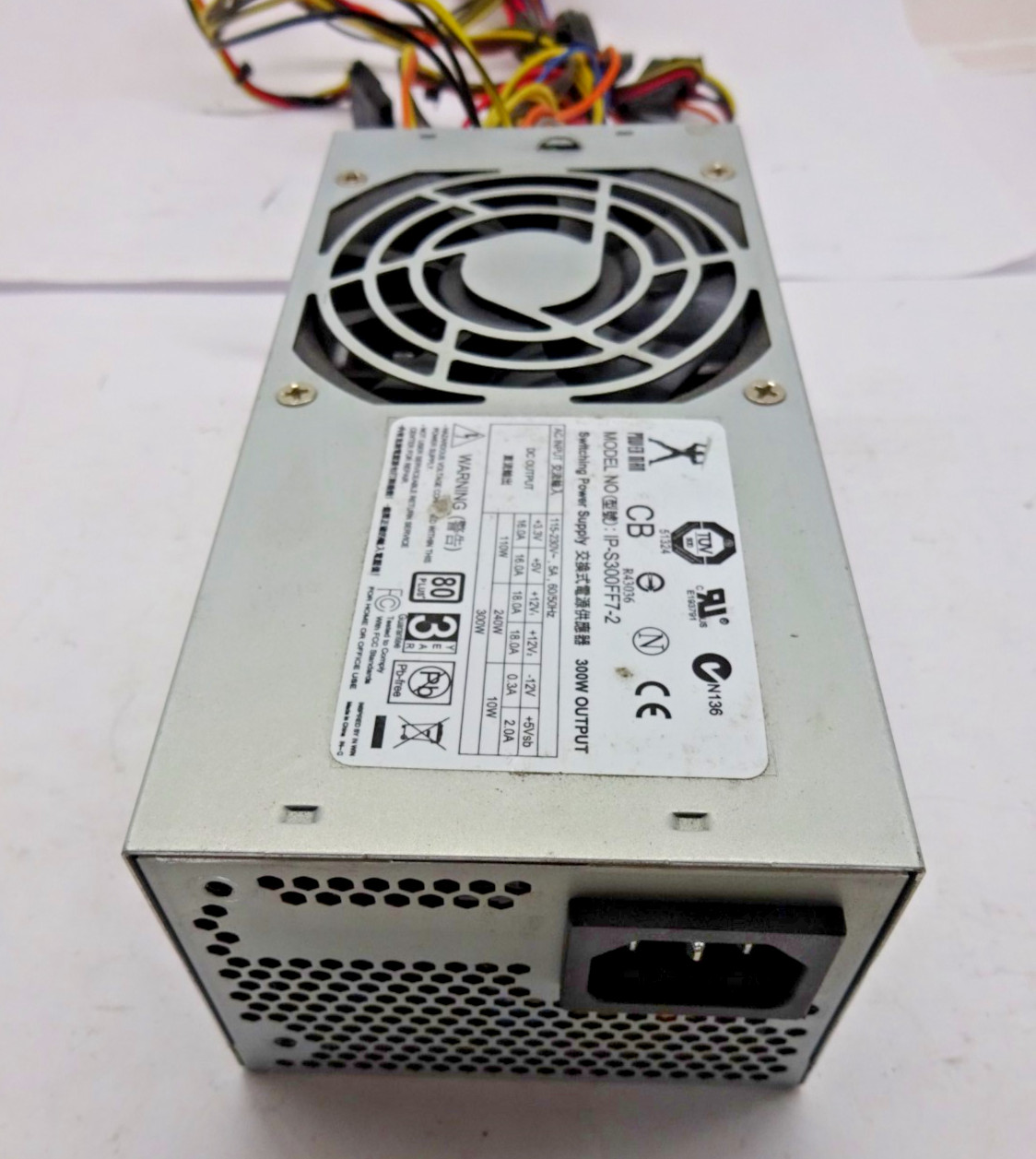 Power Man *IP-S300FF7-2* 80PLUS 20+4Pin Power Supply 300W#NT5659