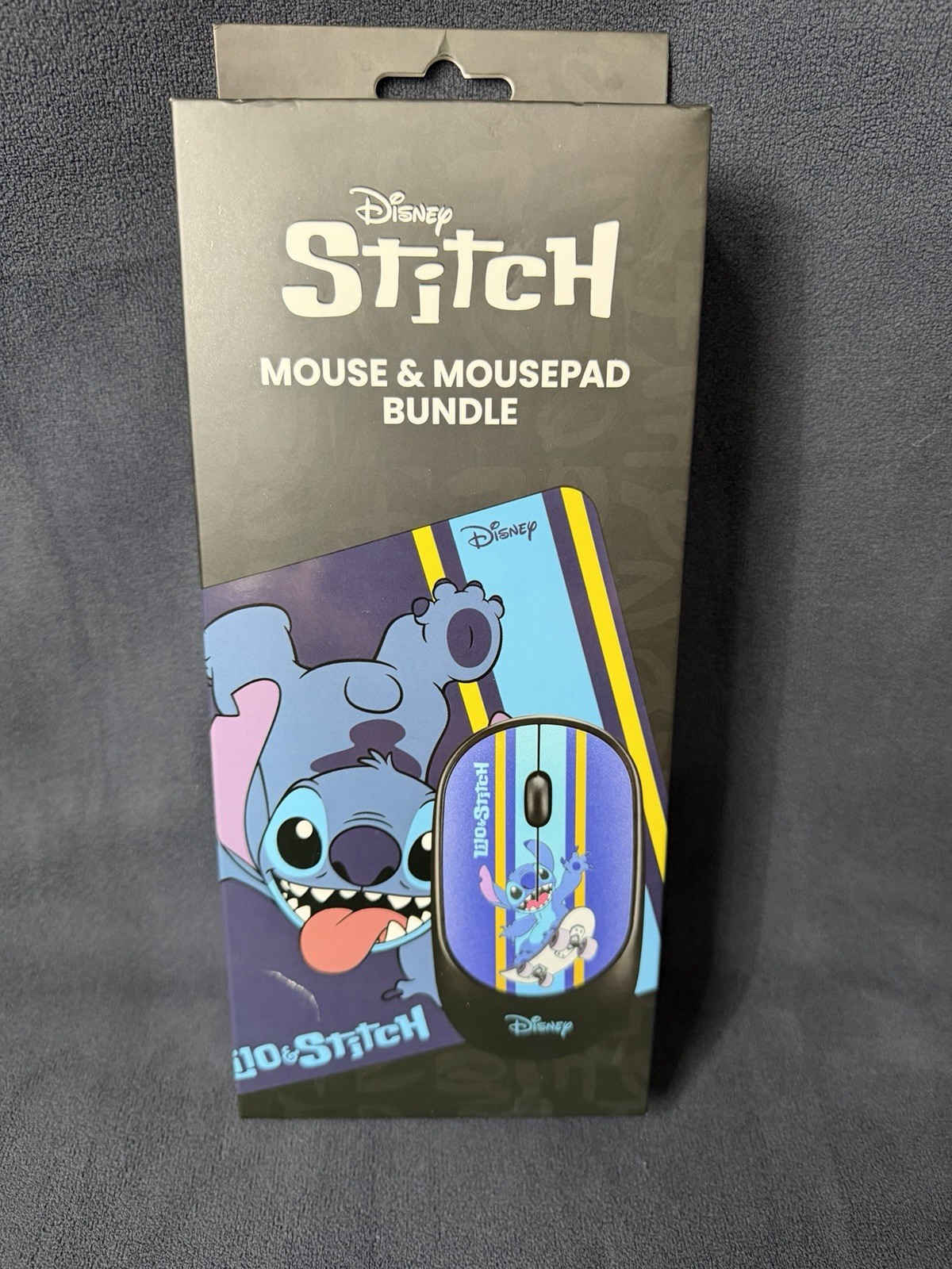 Geeknet Disney Lilo & Stitch Wireless Mouse & Travel Size Pad Bundle NEW SEALED
