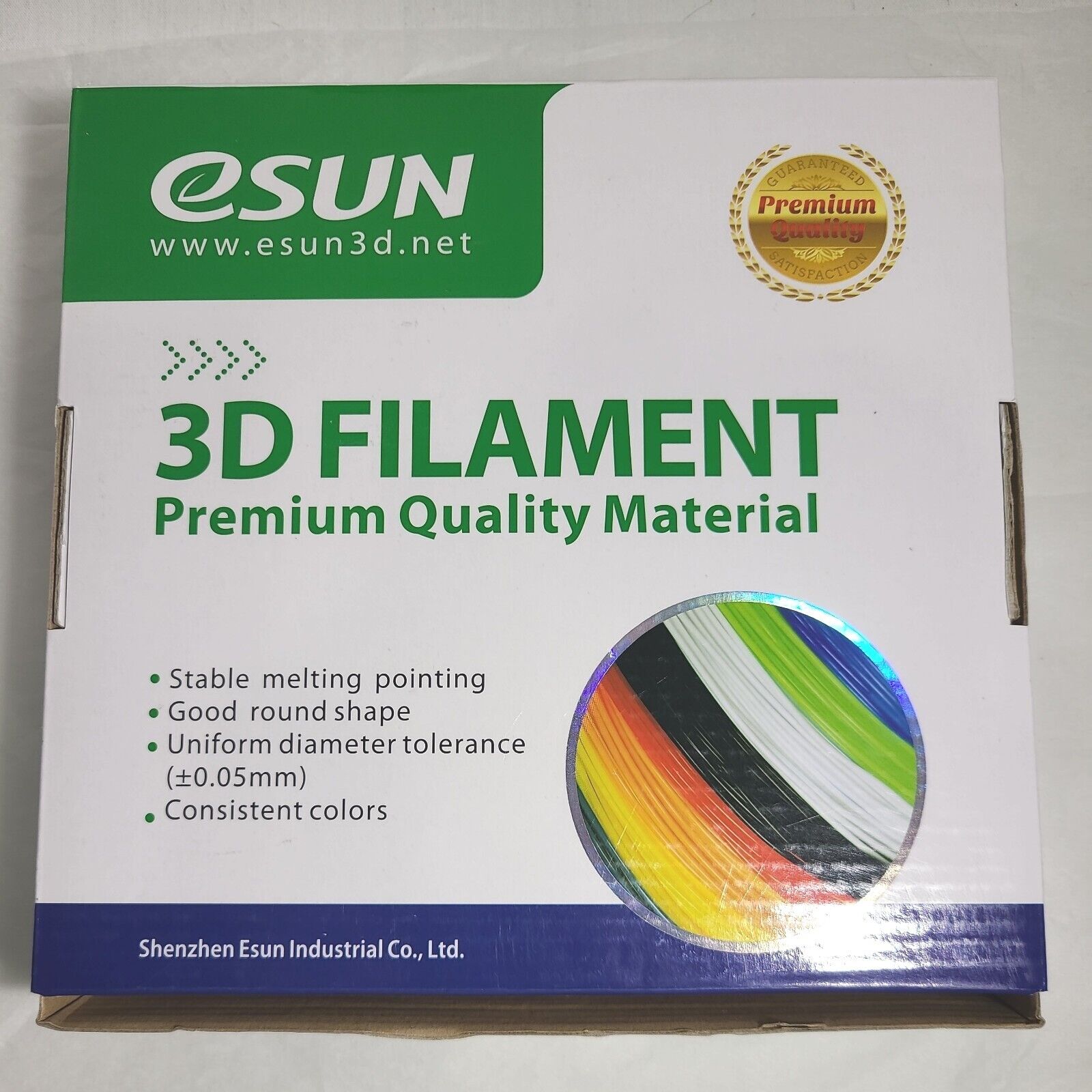 eSun 3D Print Filament 3.00mm  0.5KG PEAK GREEN  Roll Premium Quality