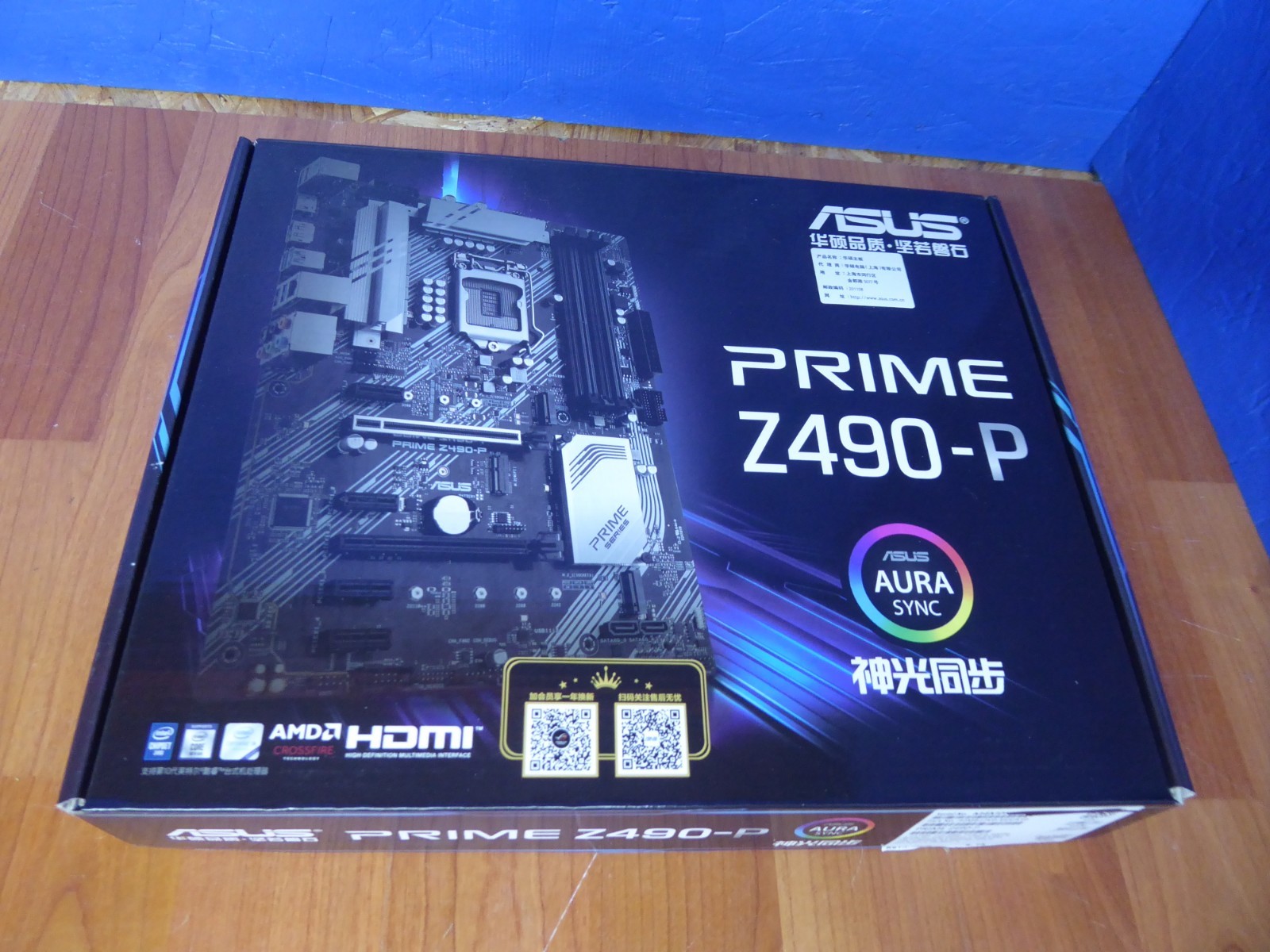 ASUS PRIME Z490-P MOTHERBOARD LGA1200 NEW IN BOX NIB 90MB12VO-M0CAYO
