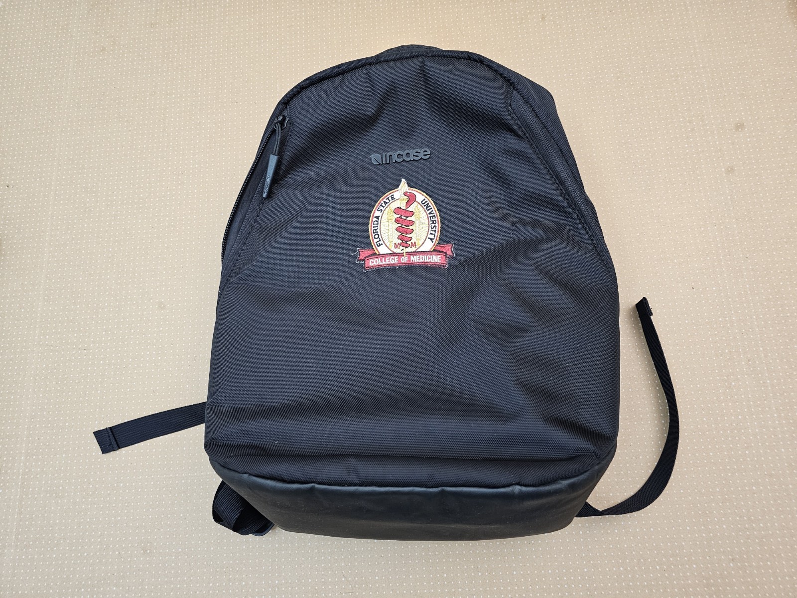 Incase Reform Tensaerlite Black Laptop Backpack Florida State University Logo