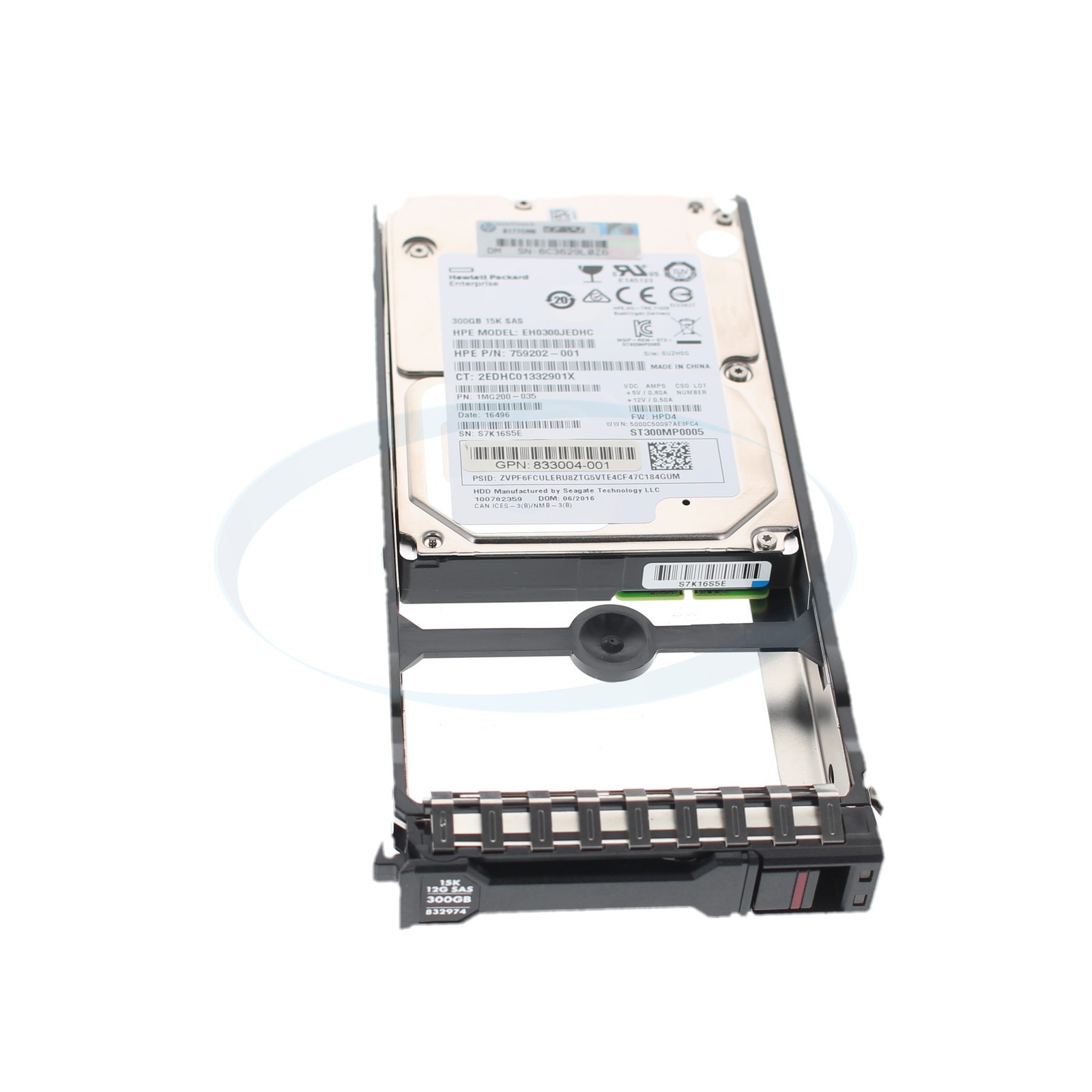 HP 832974-001 300GB 15K SAS 12G 2.5" Hard Drive