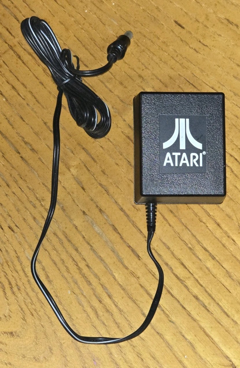 Vintage Atari 1010 Program Recorder PN CO61515 9V 500MA OEM Black Power Supply