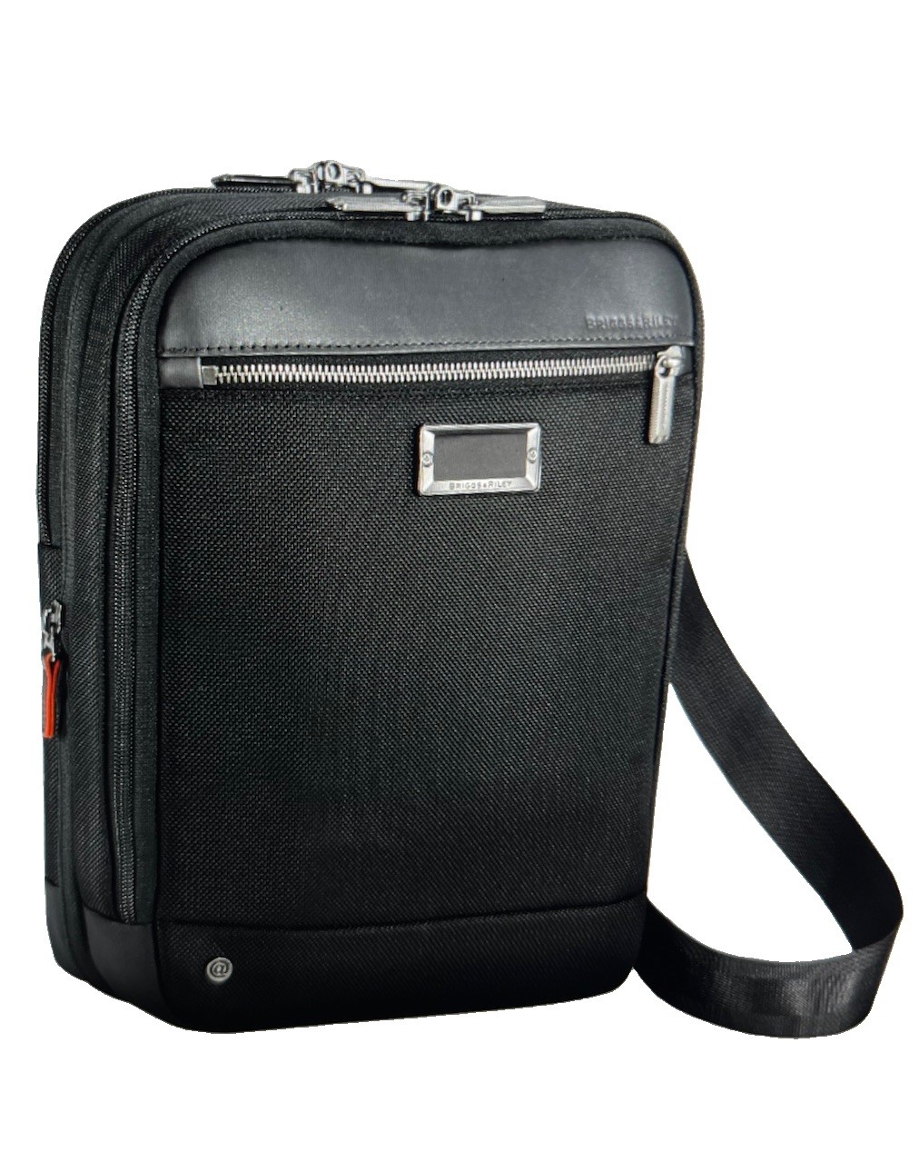 Briggs & Riley @Work Expandable Crossbody Black KA410X-4 Tablet Bag 12.5x9.5x3"