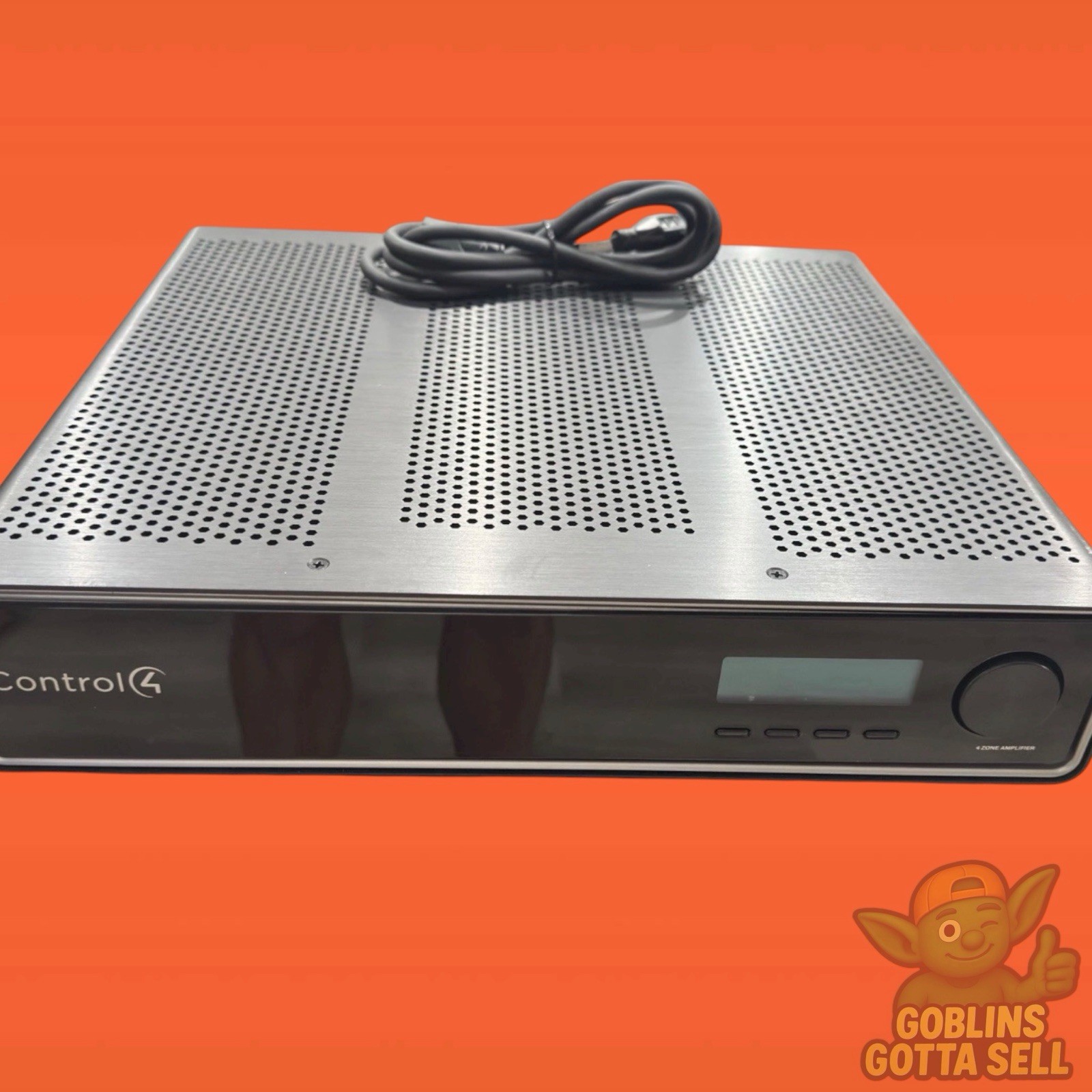 Control 4 C4-8AMP1-B 4-Zone Matrix Amp Multiroom Home Audio Tested w/ Pwr Supply