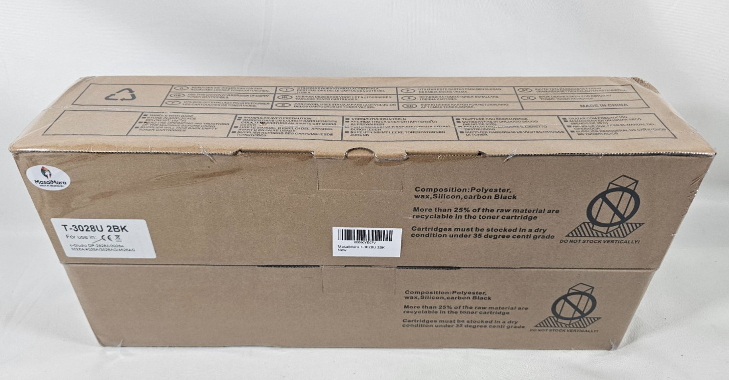For Toshiba T-3028U T3028U E-Studio 2528A 3528A 4528A 2x Toner Cartridge Black