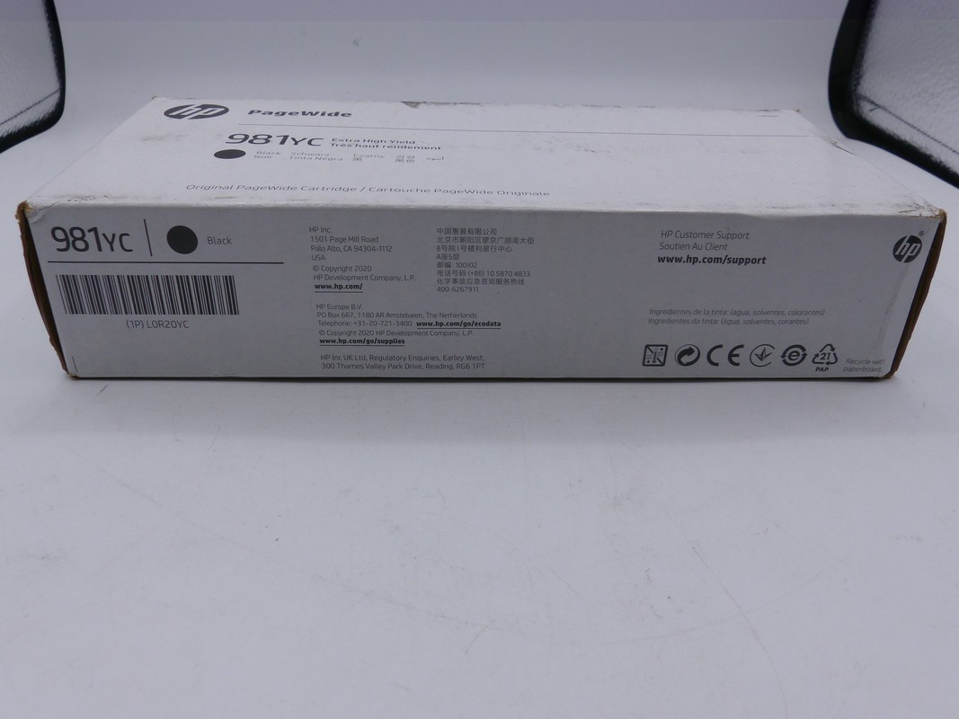 GENUINE HP 981YC L0R20YC PAGEWIDE EXTRA HIGH YIELD BLACK INK CARTRIDGE