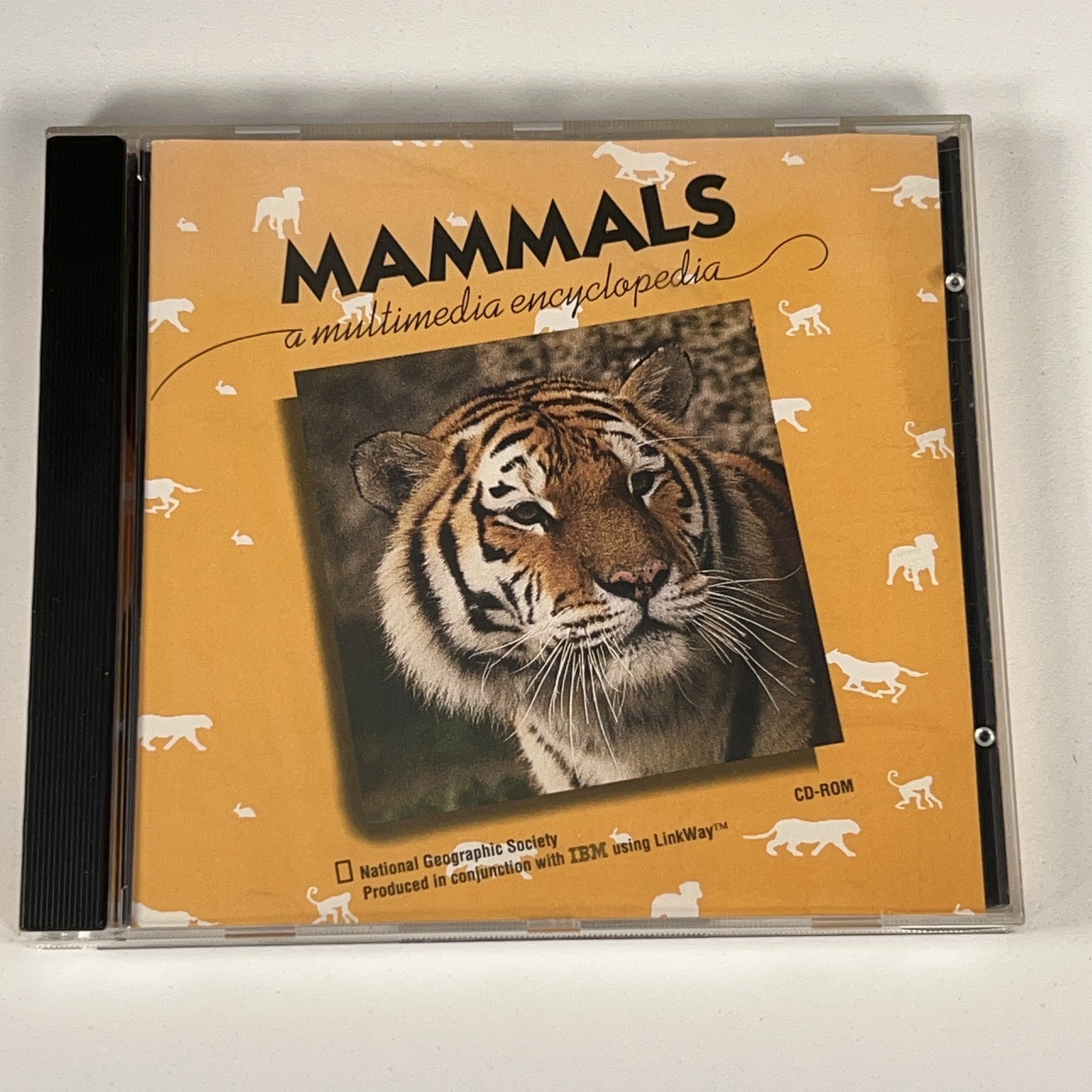 Vintage 1990 National Geographic Mammals A Multimedia Encyclopedia CD-ROM IBM PC