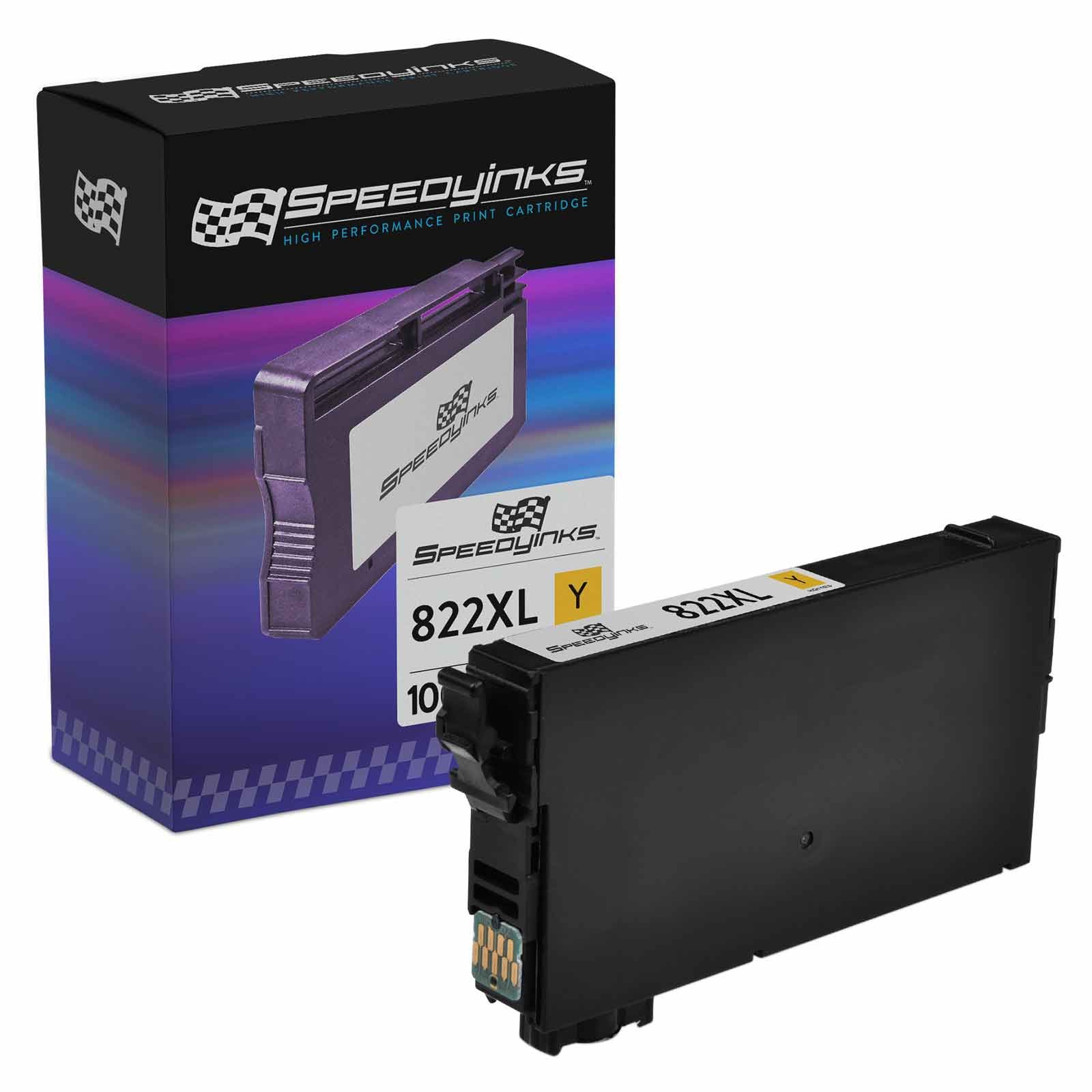 Speedy REMAN Epson 822XL T822XL420 Yellow Ink Cartridge WF 3820 4820 4830 4834
