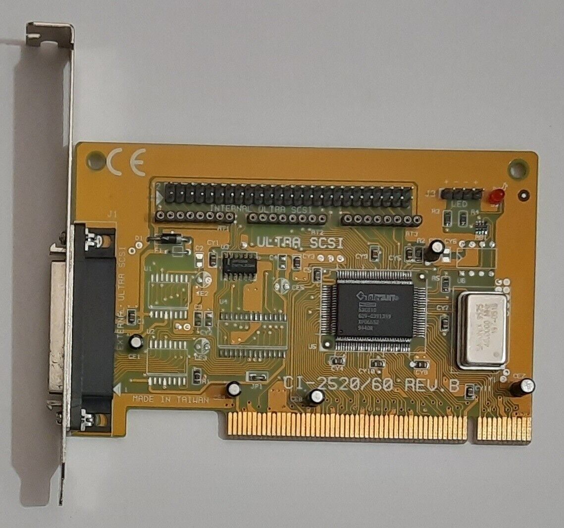 Centos CI-2520 PCI SCSI Controller (Symbios Logic 53C810A, Retro, 1996)