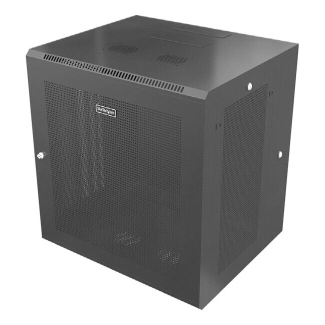 StarTech.com Wall Mount Server Rack Cabinet - Hinged Enclosure - Wall Mount