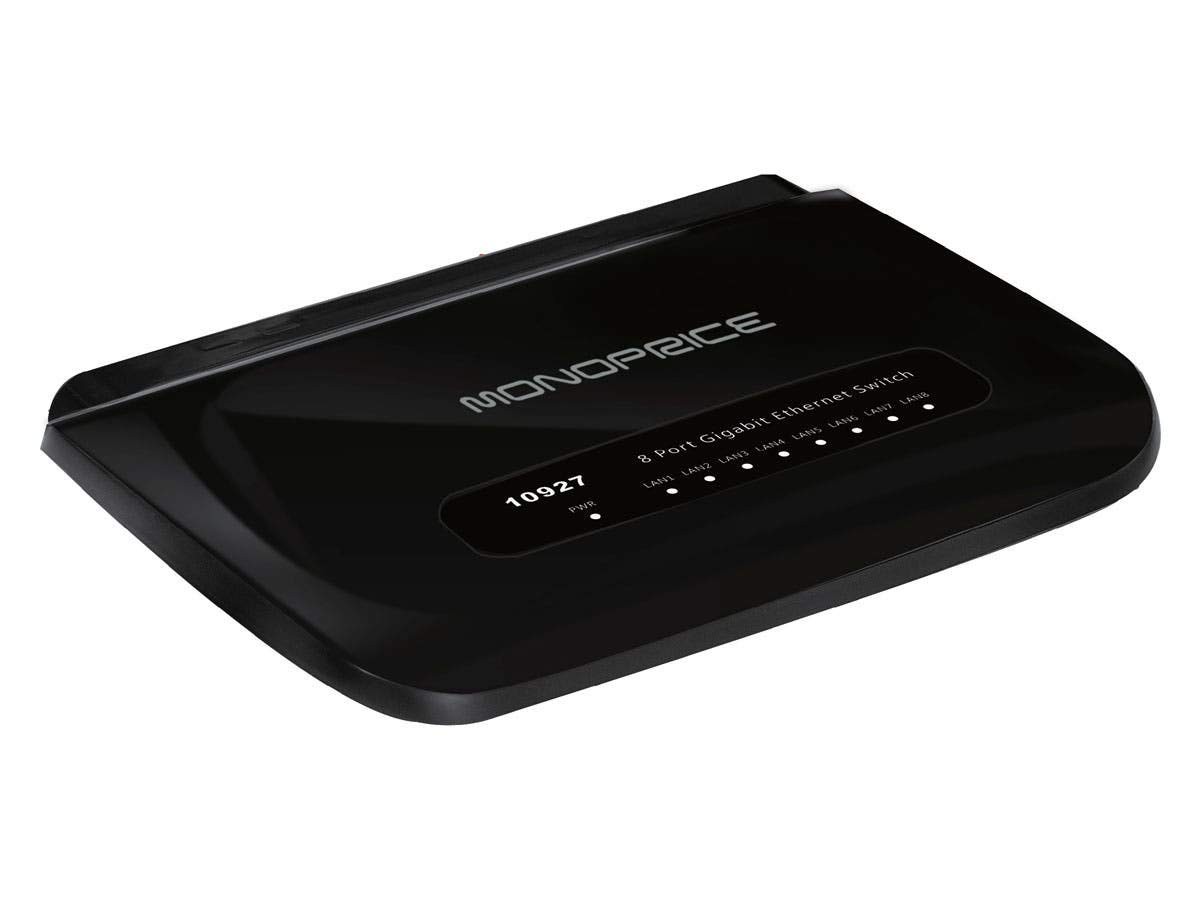 8 Port 10/100/1000 Mbps Desktop Gigabit Ethernet Switch 110927 Mint
