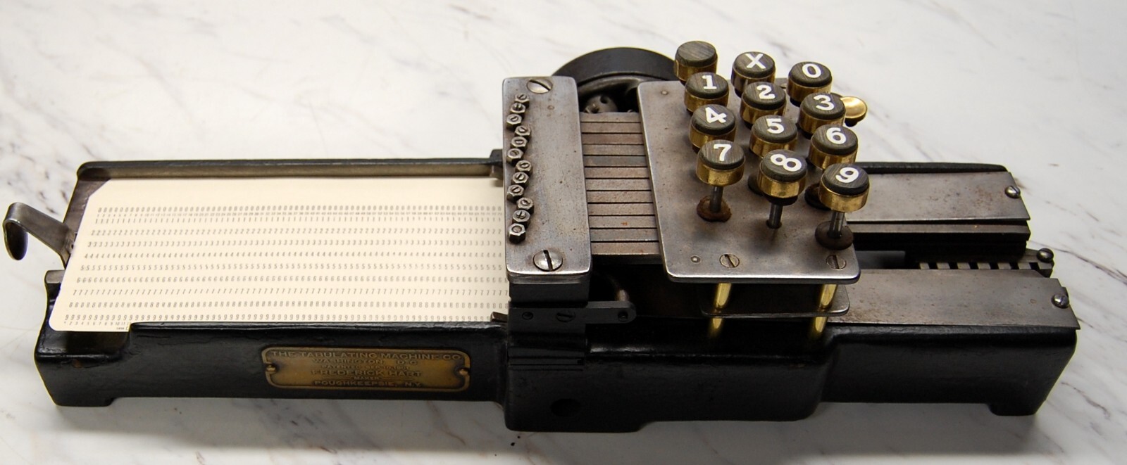 Rare Museum Item  Hollerith  Keypunch Machine 1901
