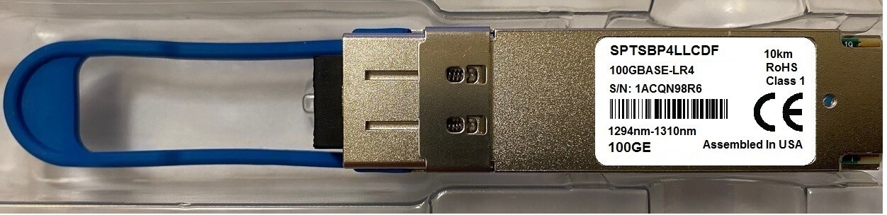 Intel Silicon Photonics SPTSBP4LLCDF compatible 100G LR4 QSFP28-LR4 LC 10km SMF