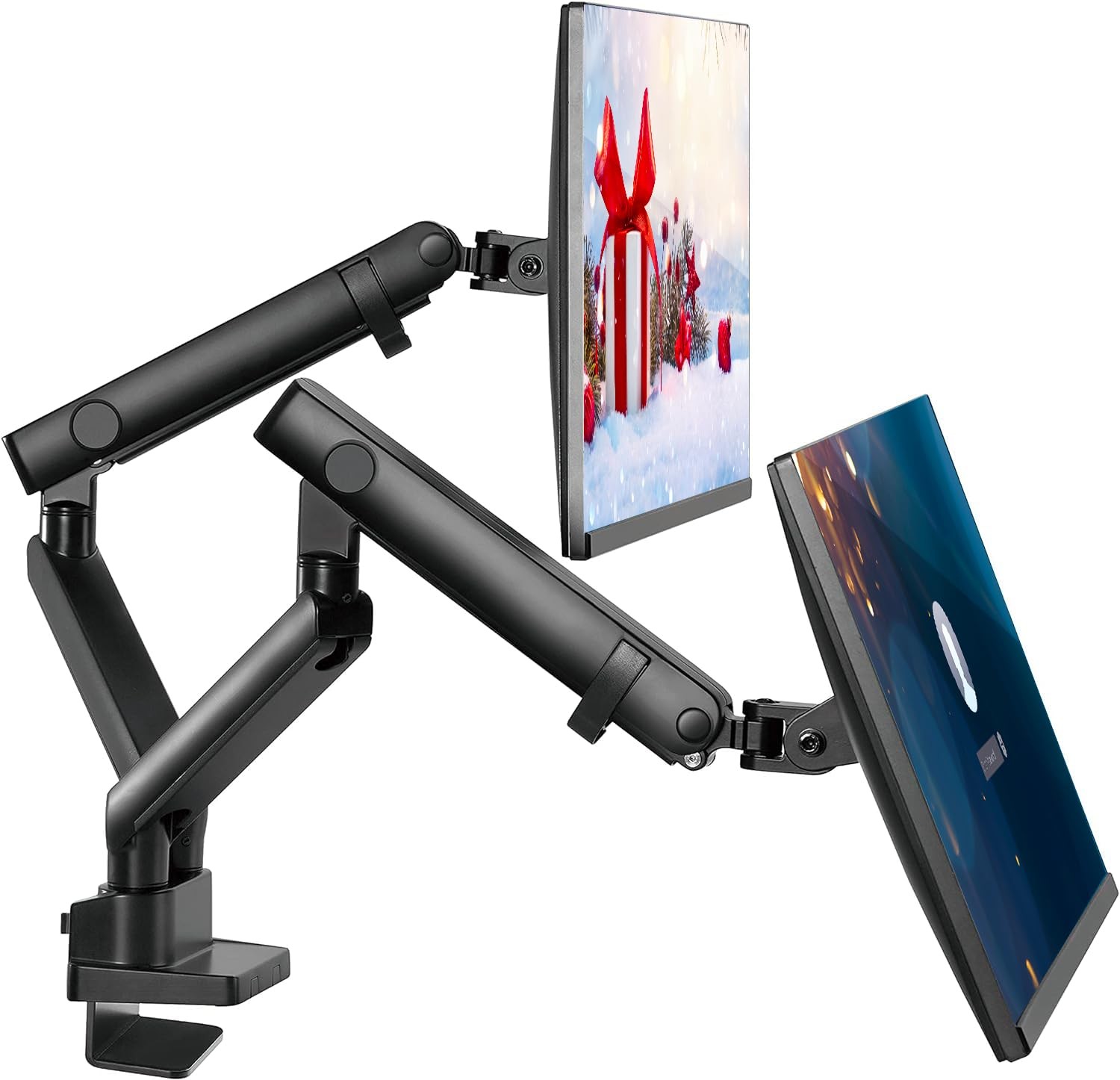 Dual Monitor Arm Stand for 35 Inch Screens Heavy Duty