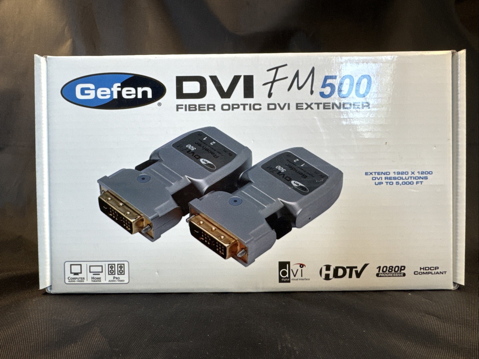 Gefen EXT-DVI-FM500 Fiber Optic DVI Extender