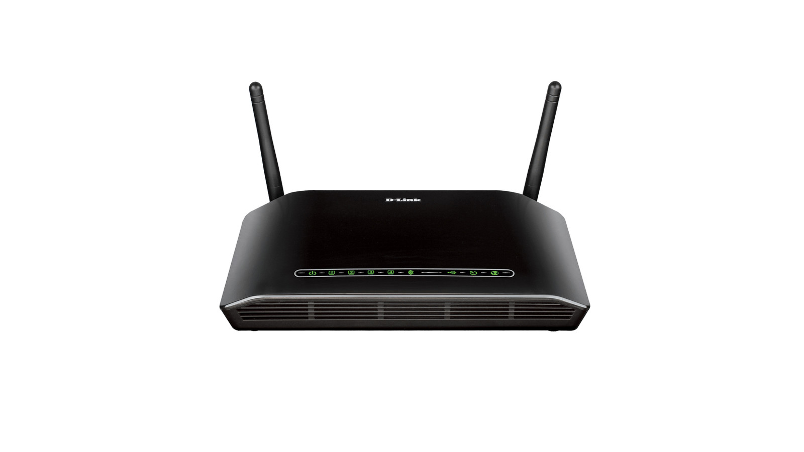 D-Link DSL-2750B Wireless N300 High Speed Internet ADSL2+ Modem Router - Black