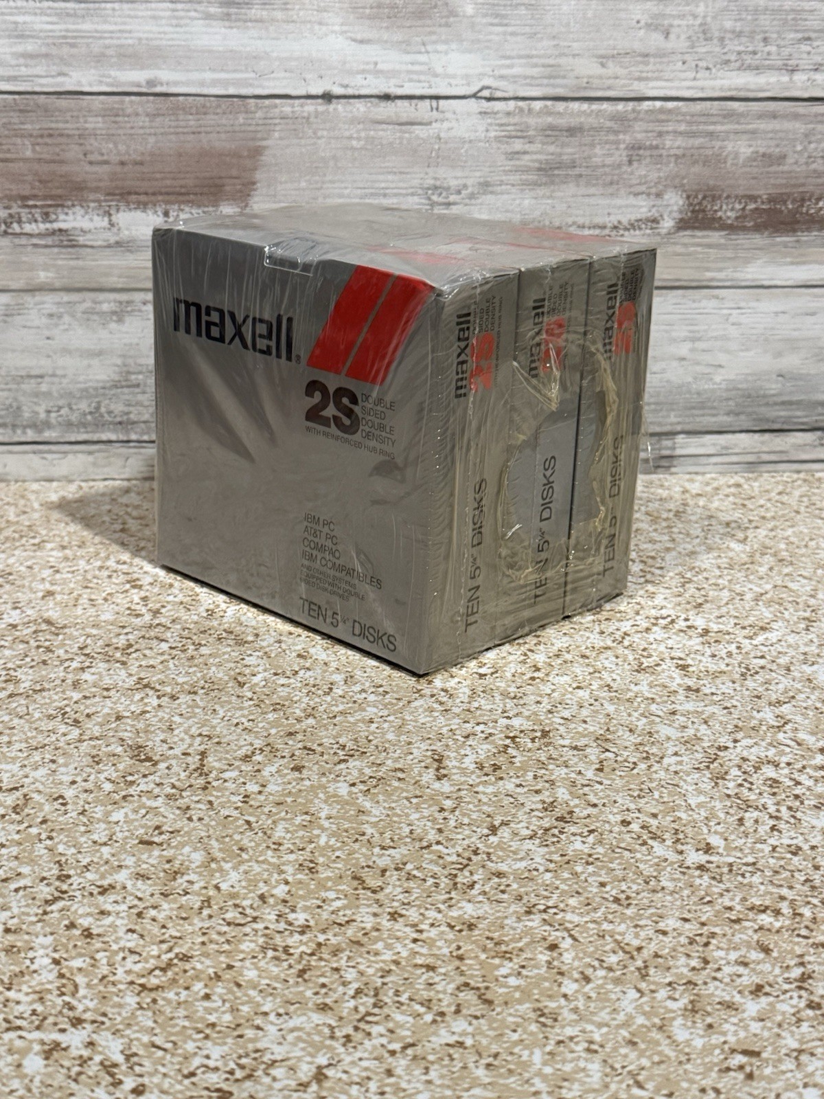 30 Maxell 2S Double Sided Double Density 3-10 Count Pack 5 1/4" Floppy Disks NEW