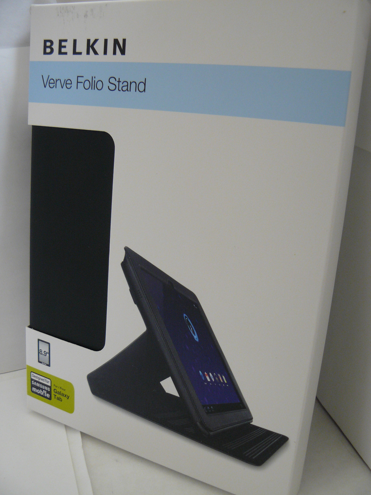 Samsung Galaxy Tab Folio Case with Stand for 8.9 inch Belkin Verve Black